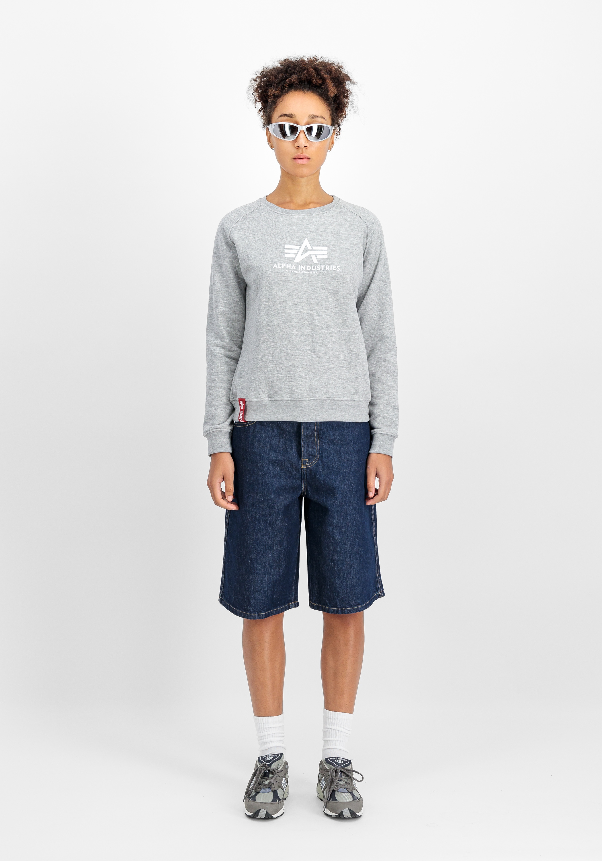 Alpha Industries Sweater »Alpha Industries Women - Sweatshirts New Basic Sweatshirt BL W«