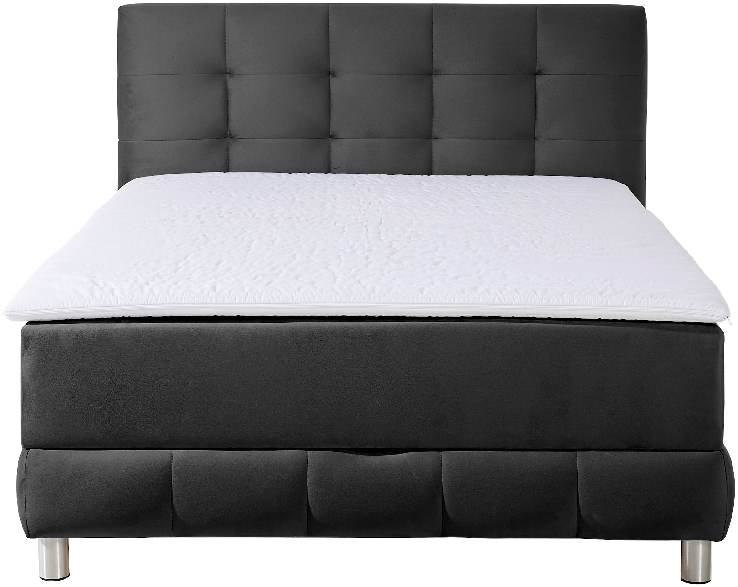 INOSIGN Boxbett Vaasa, mit Bettkasten & Topper, in 4 Breiten, Überlänge 220 cm