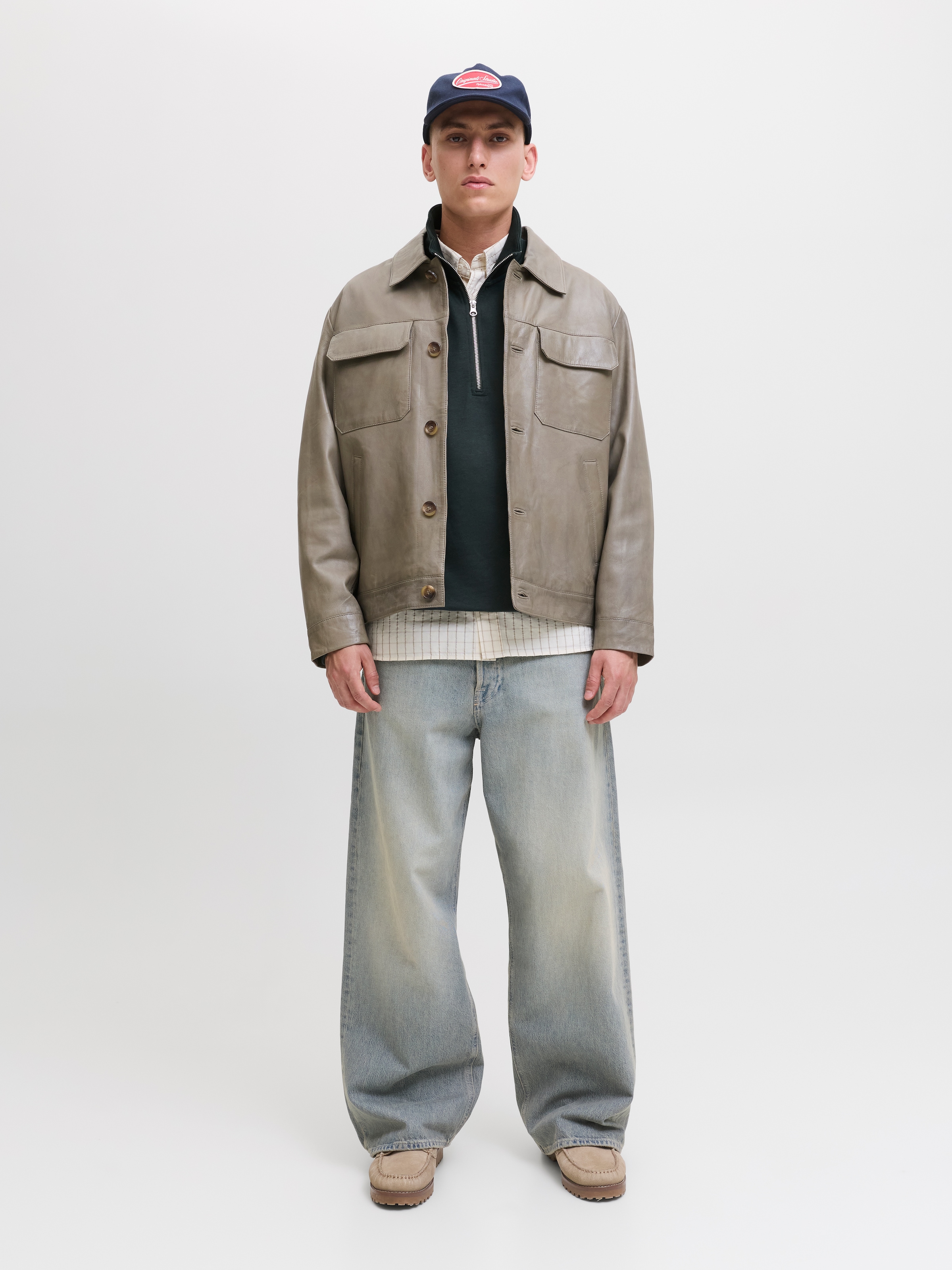 Jack & Jones Sweatshirt »JORNORREBRO EMB SWEAT HIGH NECK SN«
