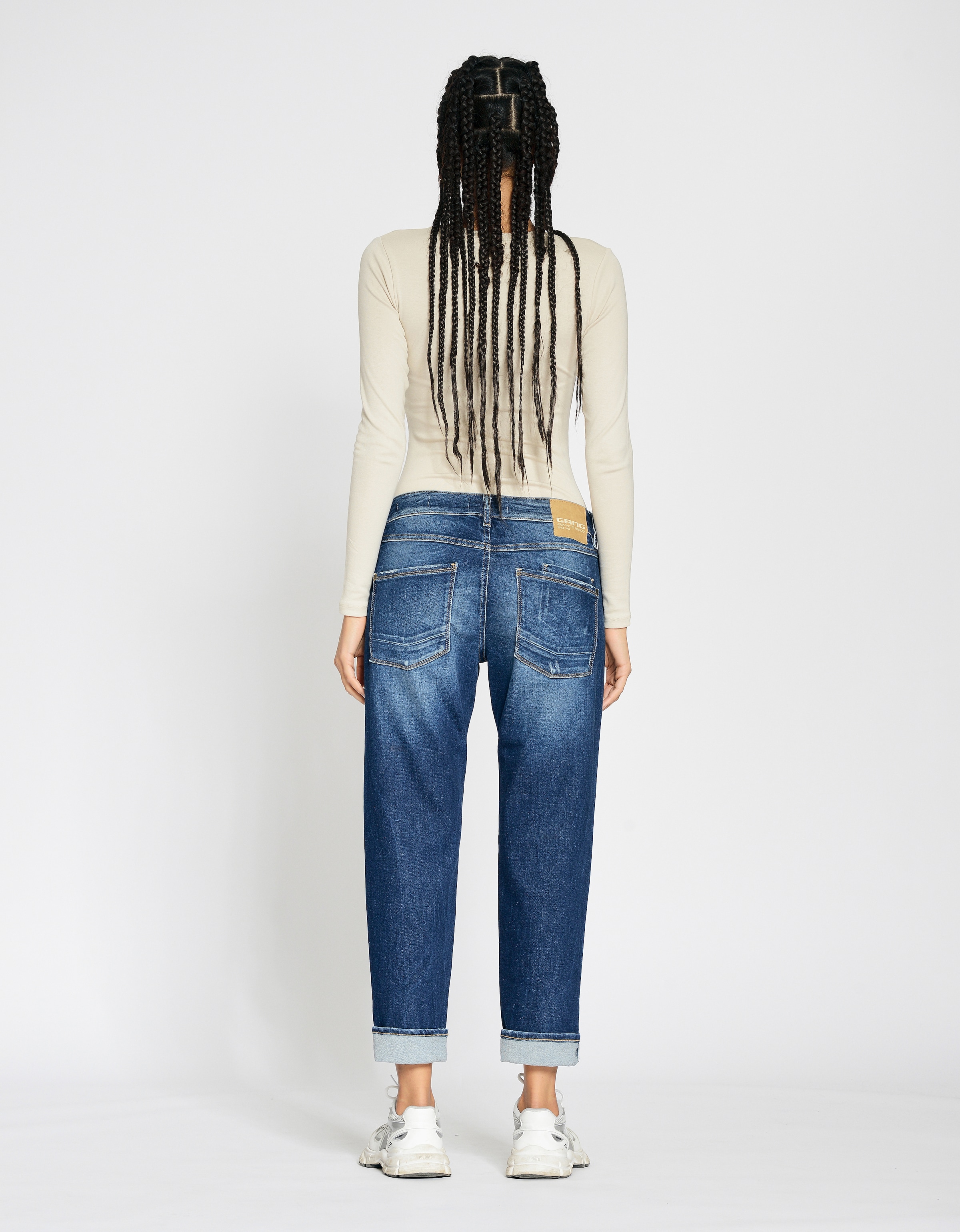 GANG Boyfriend-Jeans »94NADIA«, 5-Pocket Style mit Reissverschluss und Knopf