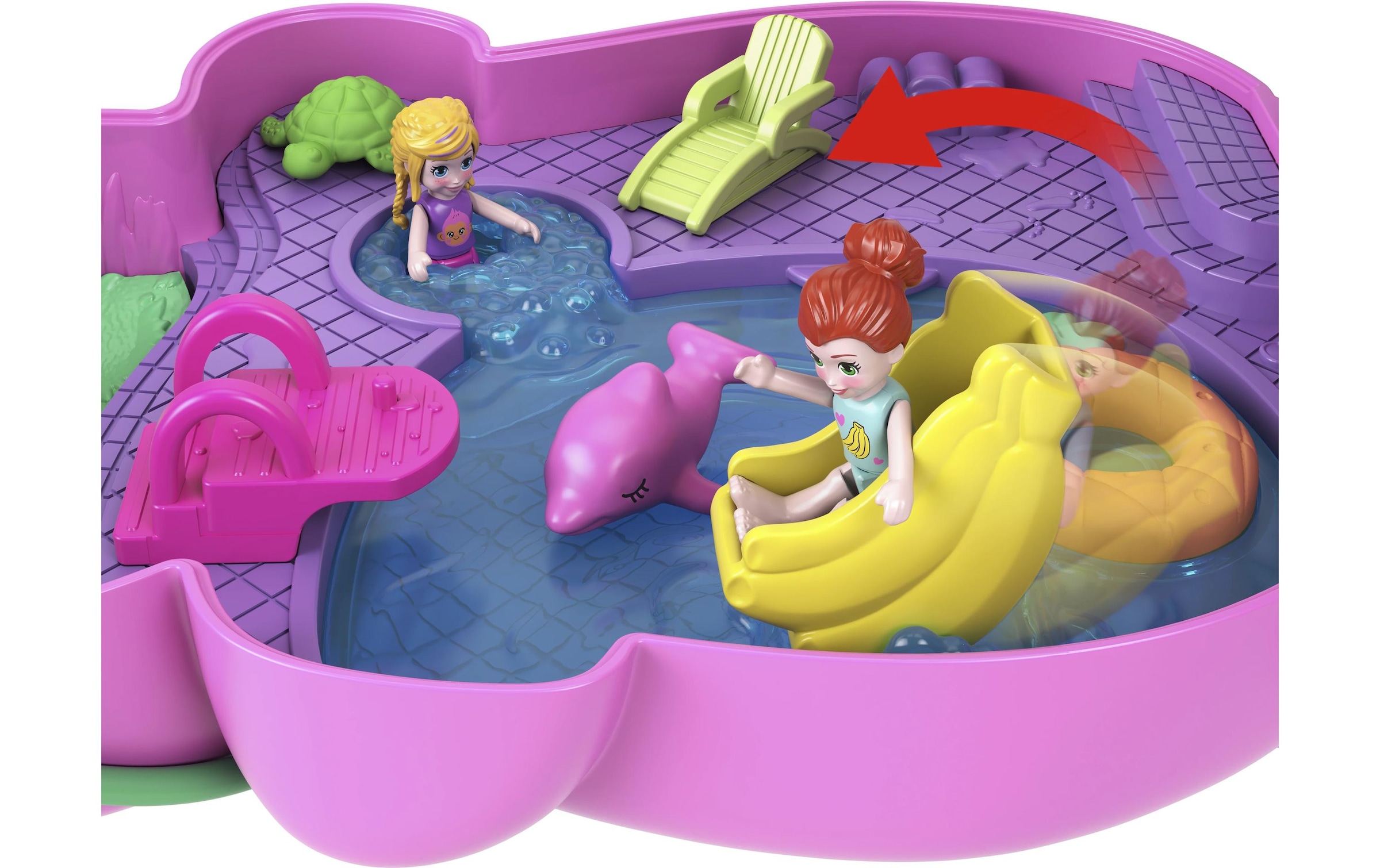 Polly Pocket Puppenhaus »Affenmama und Baby«