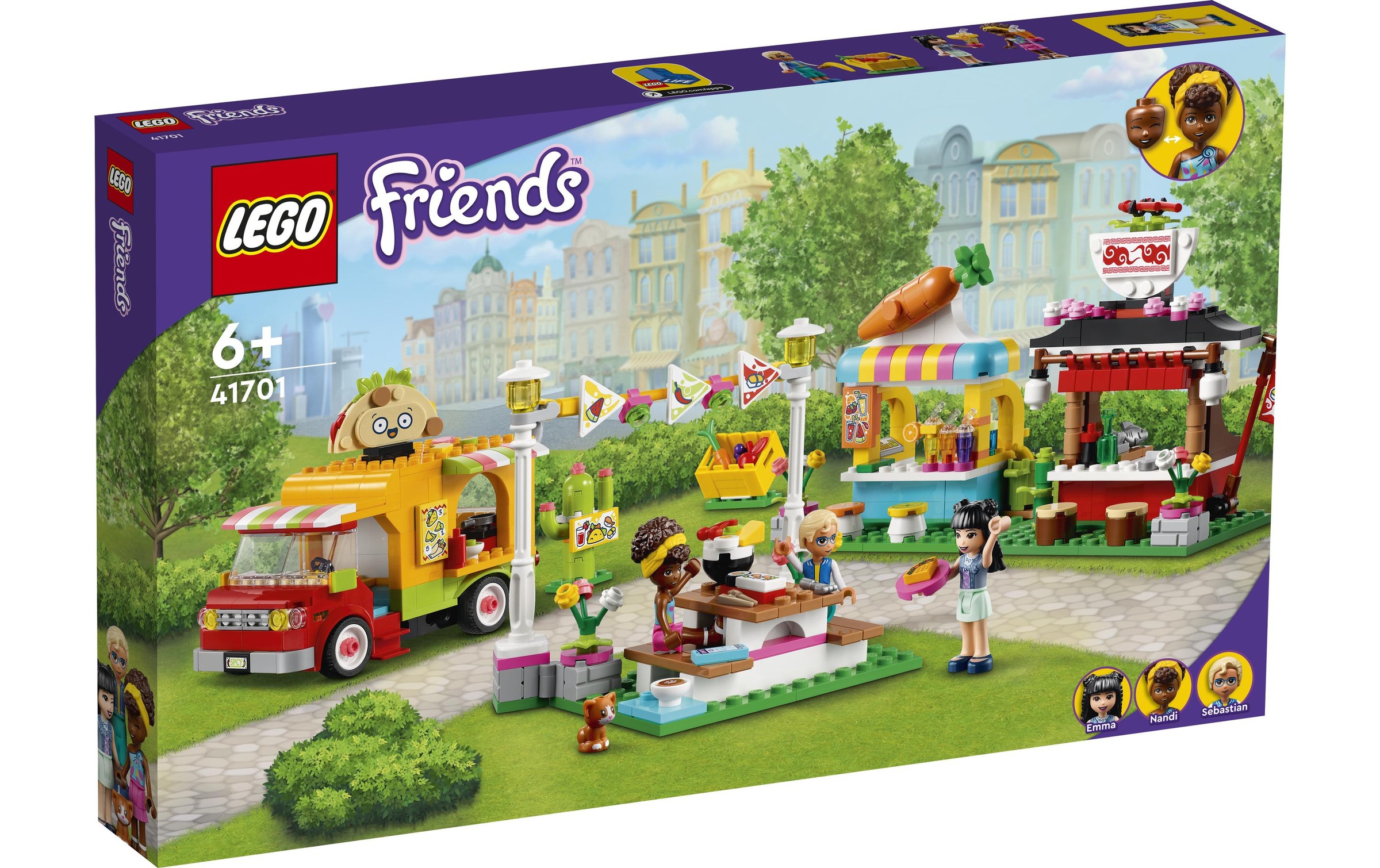 Image of LEGO® Spielbausteine »Streetfood-Markt 4170«, (592 St.) bei Ackermann Versand Schweiz