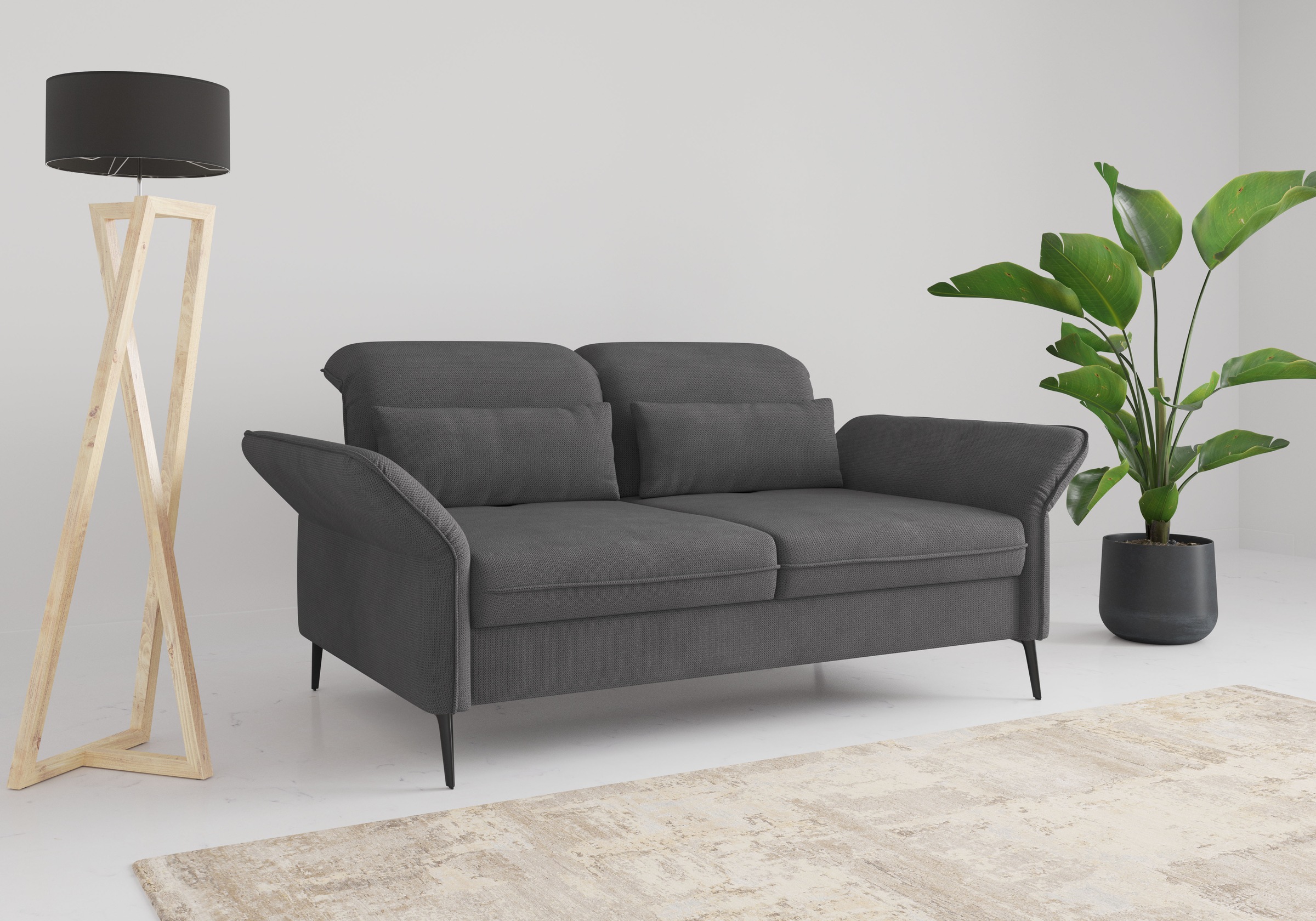Image of sit&more 2,5-Sitzer "Emely, inkl. Sitztiefenverstellung" wahlweise mit Bettfunktion, Kopf- & Armteilverstellung