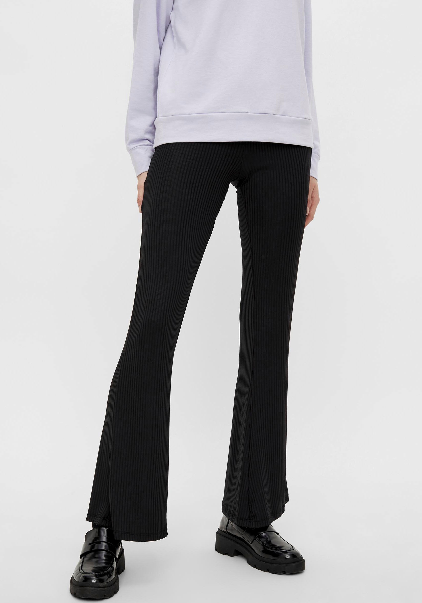 Image of pieces Jeggings »PCTOPPY MW FLARED PANT«, Flared Style bei Ackermann Versand Schweiz