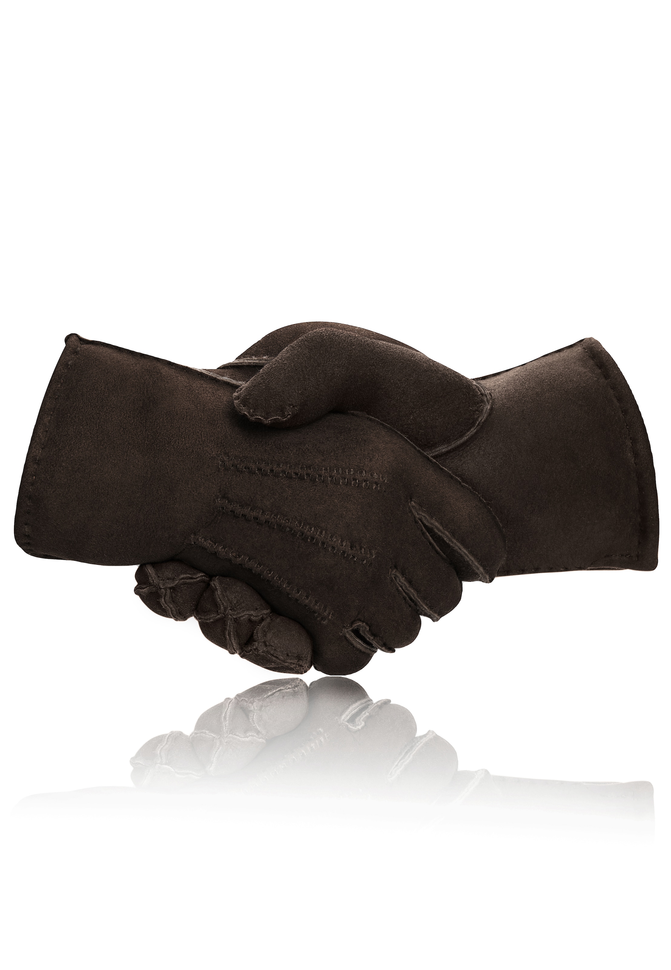 PEARLWOOD Gants en cuir »NORTH« 1 Paar,  warm gefüttert,  Ziernähte, Temperaturregulierend