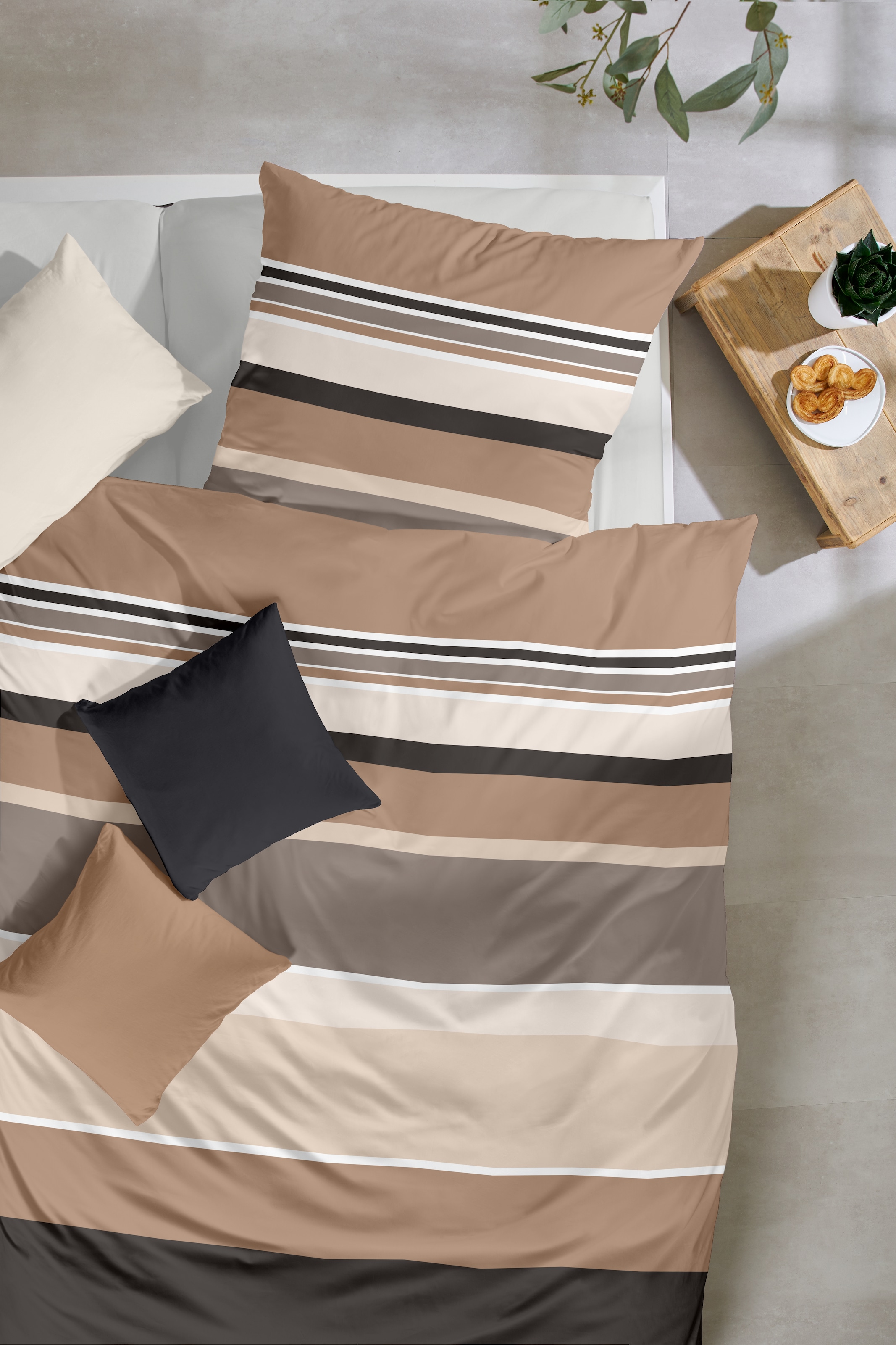 Primera Linge de lit »Satin-Bettwäsche Line-Art« 2