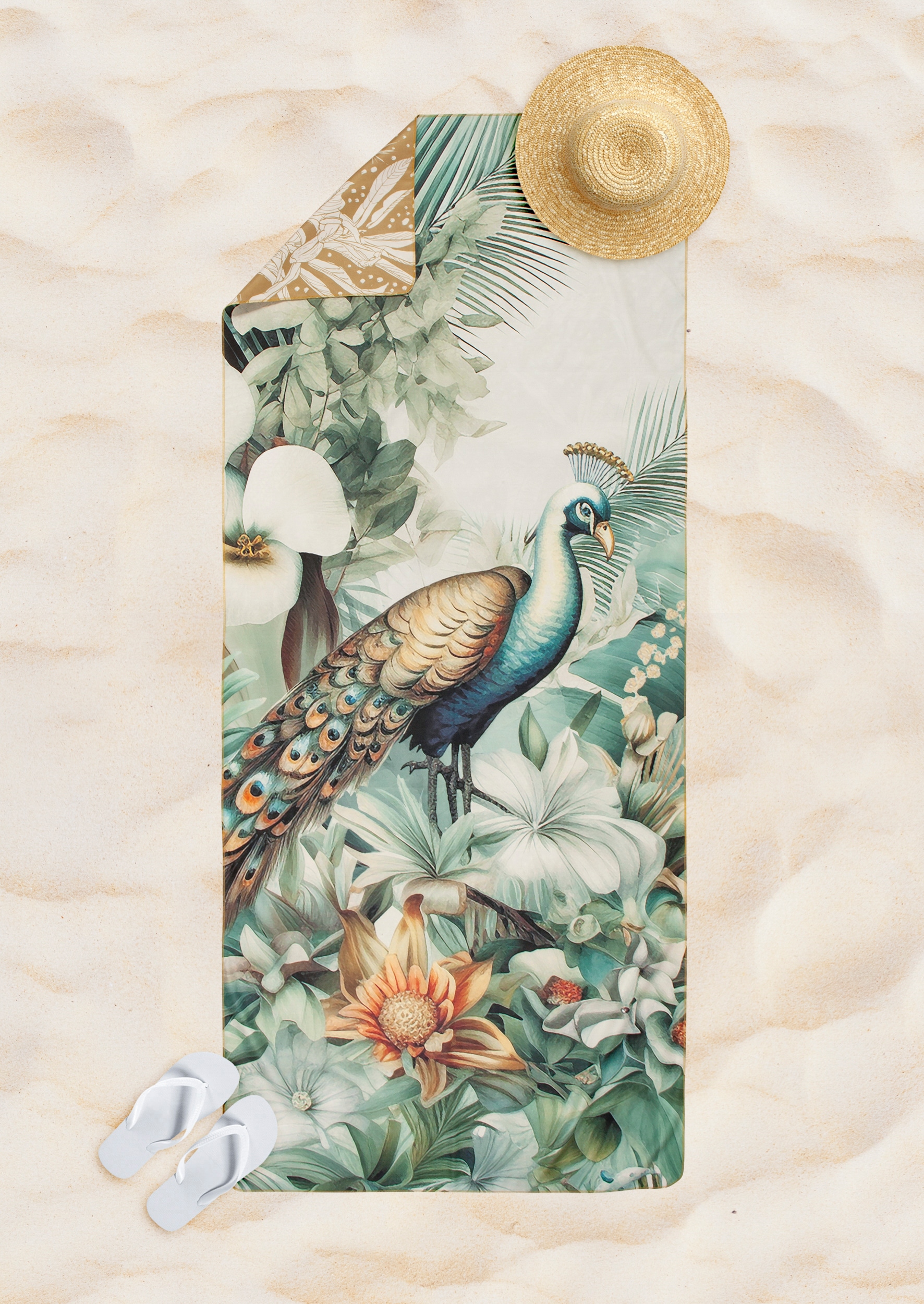 Descanso Serviette de voyage »Dana« Mikrofaser, 75x180, Schnelltrocknend, Reisen, Sport, Yoga, Wendeoptik