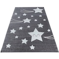 Ayyildiz Teppiche Kinderteppich »Kids 610«, rechteckig, 12 mm Höhe, Motiv Sterne, Kurzflor