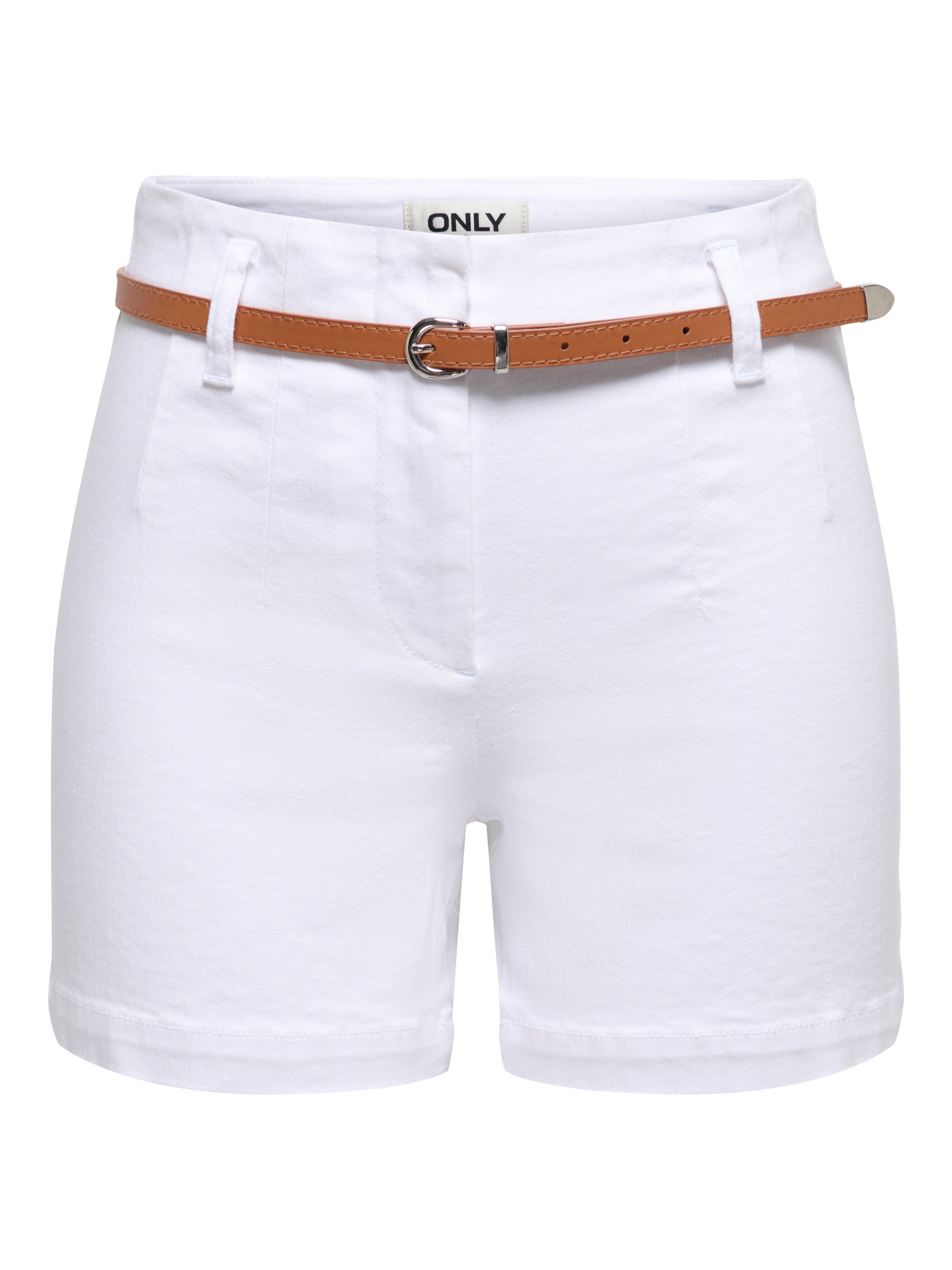 Image of ONLY Jeansshorts "ONLMARTINA HW BELT DNM SHORTS" Baumwollmischung, High Waist