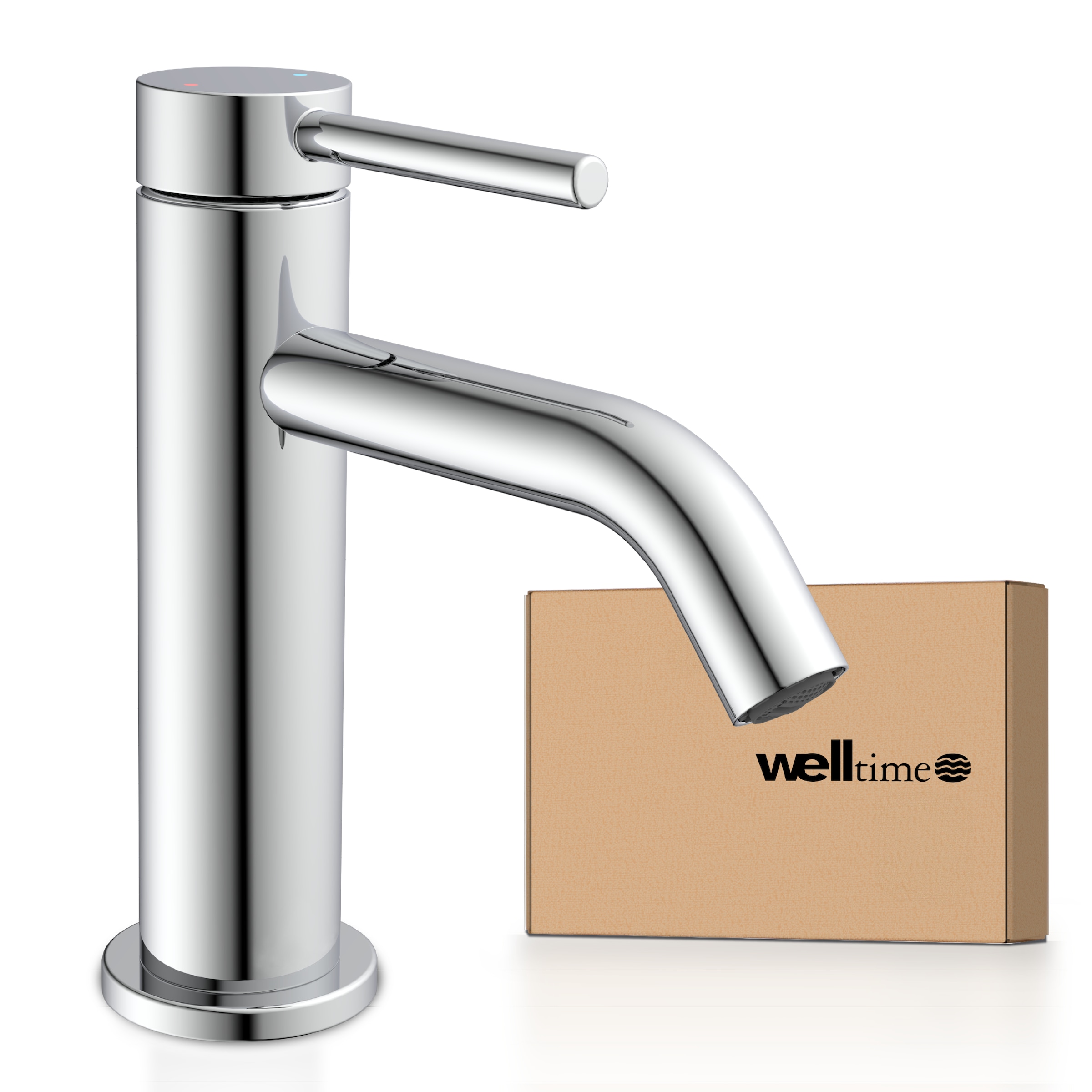welltime Robinet de lavabo »Toscana« consommation d'eau réduite grâce à la fonction Eco-Click