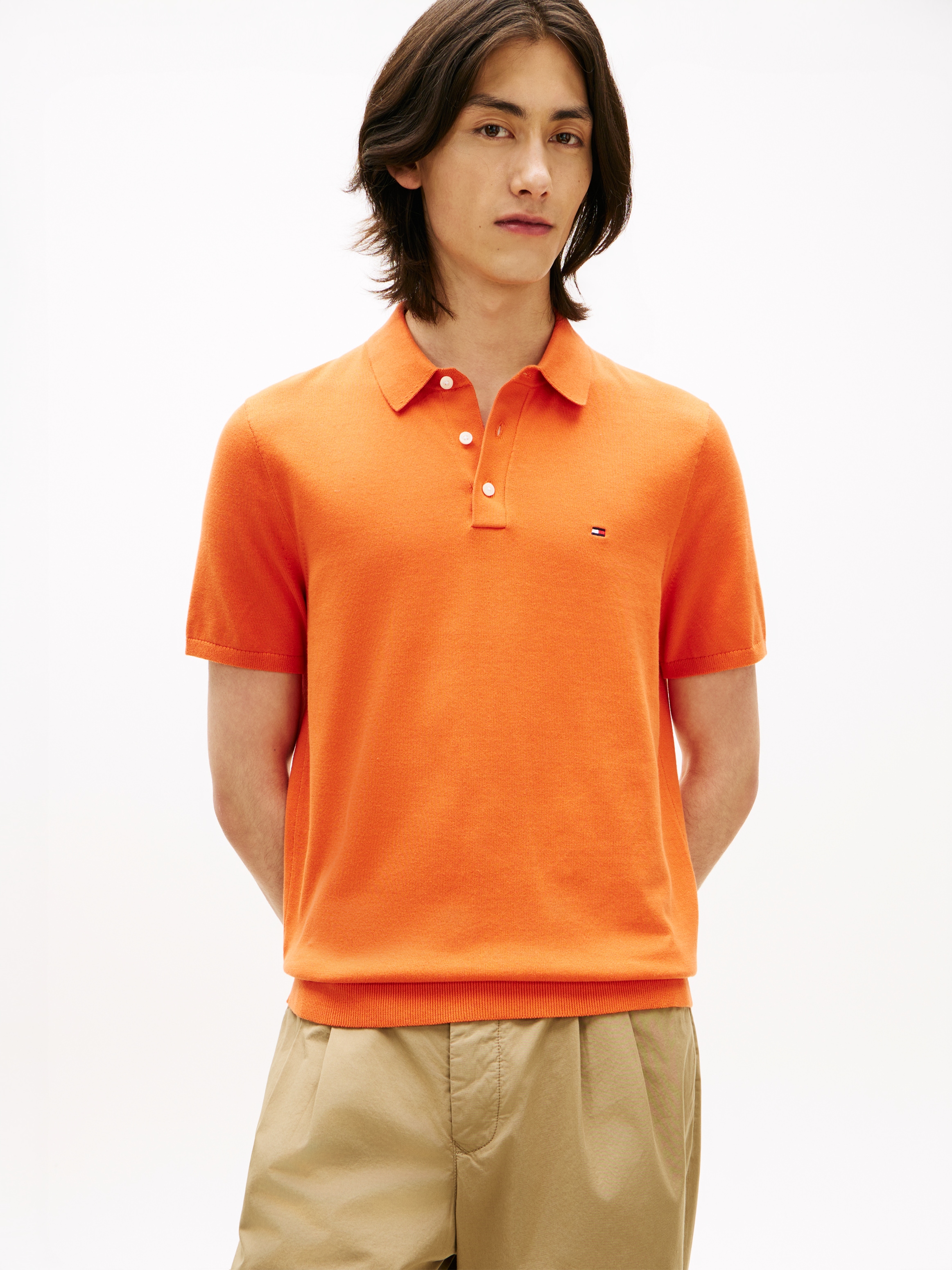 Image of Tommy Hilfiger Poloshirt "ESSENTIAL COTTON KNITTED"