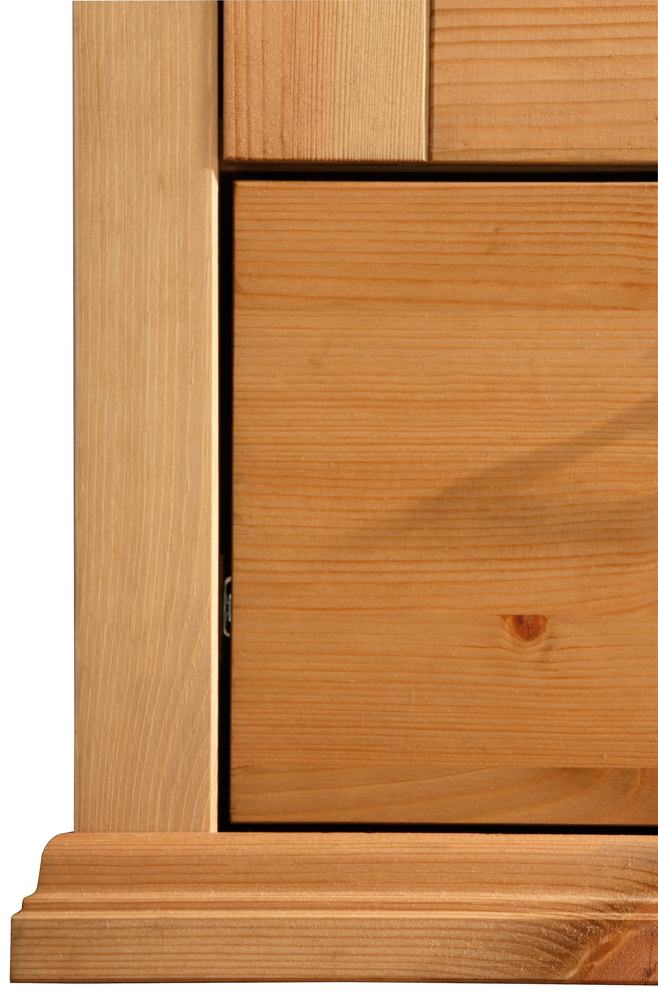 GOODproduct Kleiderschrank »Madrid« 3 Breiten: 90/164/245 cm  H/T ca.190/59 cm,  aus massiver Kiefer, in 3 Breiten mit Spiegeltüren