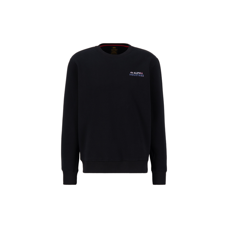 Alpha Industries , Sweater »Holographic SL Sweatshirt« , schwarz , M , Rib Bündchen am Hals, Ärmeln und Saum