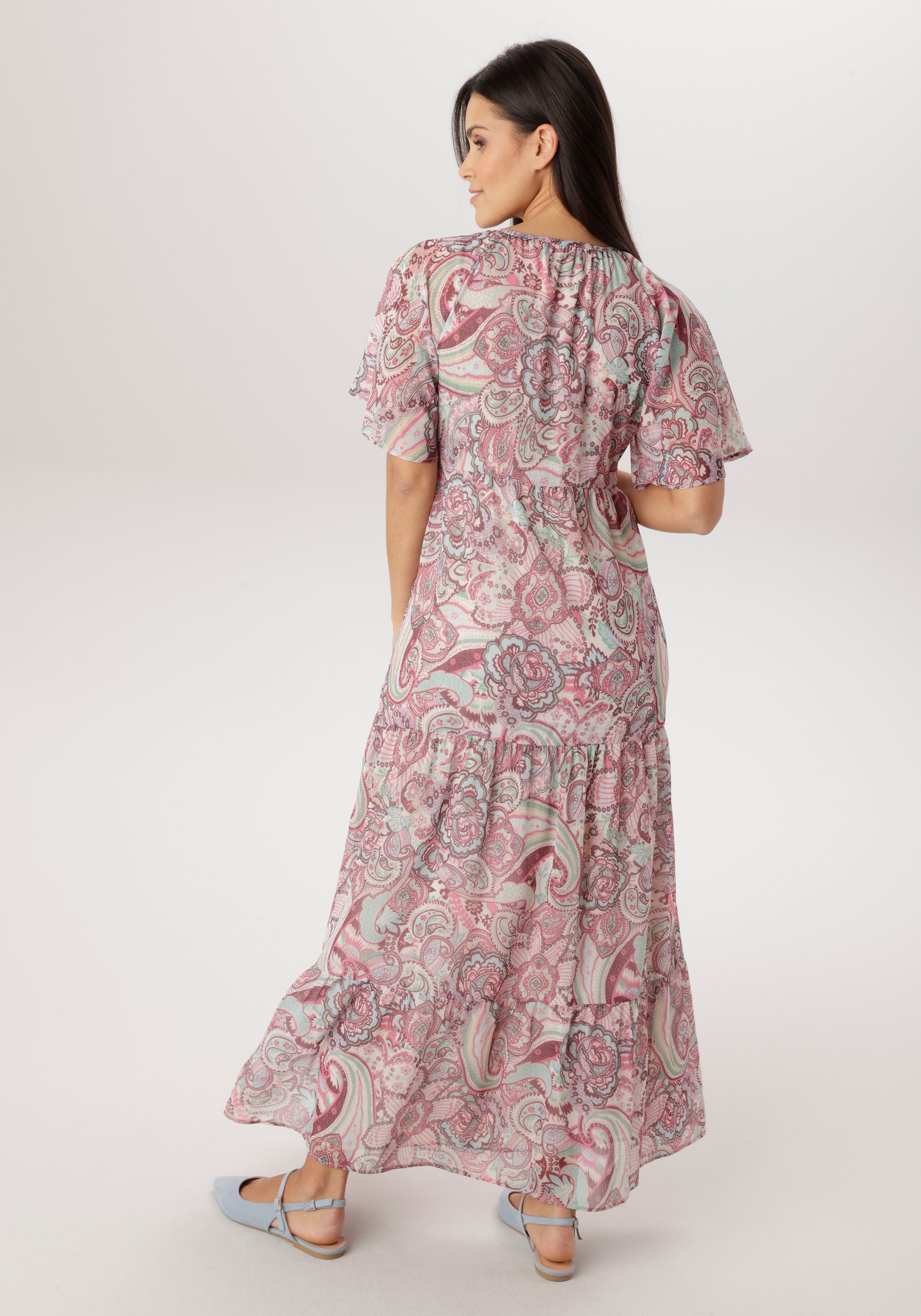 Aniston SELECTED Maxi robe mit verspieltem Paisleymuster - NEUE KOLLEKTION