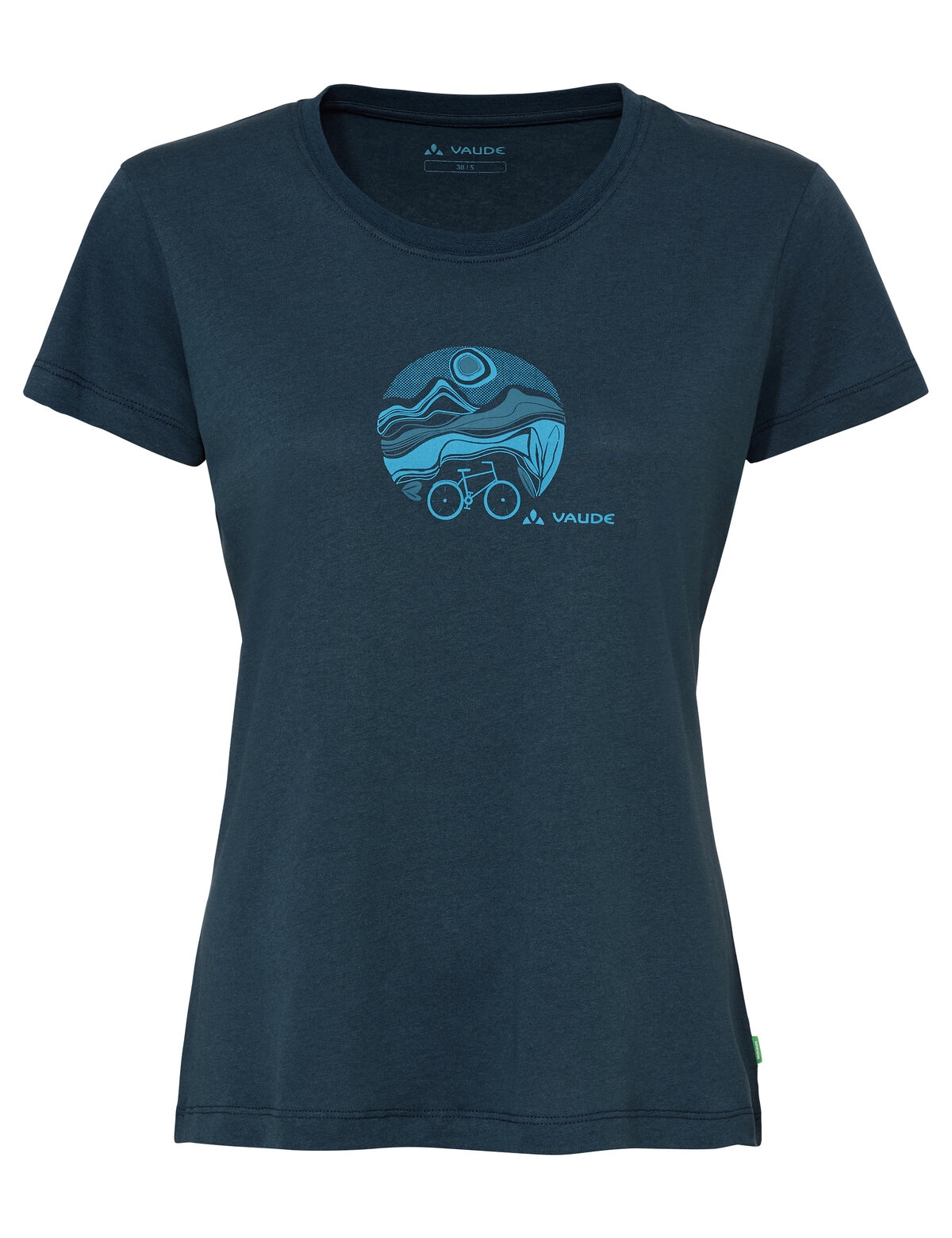 VAUDE T-shirt fonctionnel »WOMEN'S CYCLIST T-SHIRT V« sportliche Passform, Kurzarm, für Radsport und Outdoor-Aktivitäten