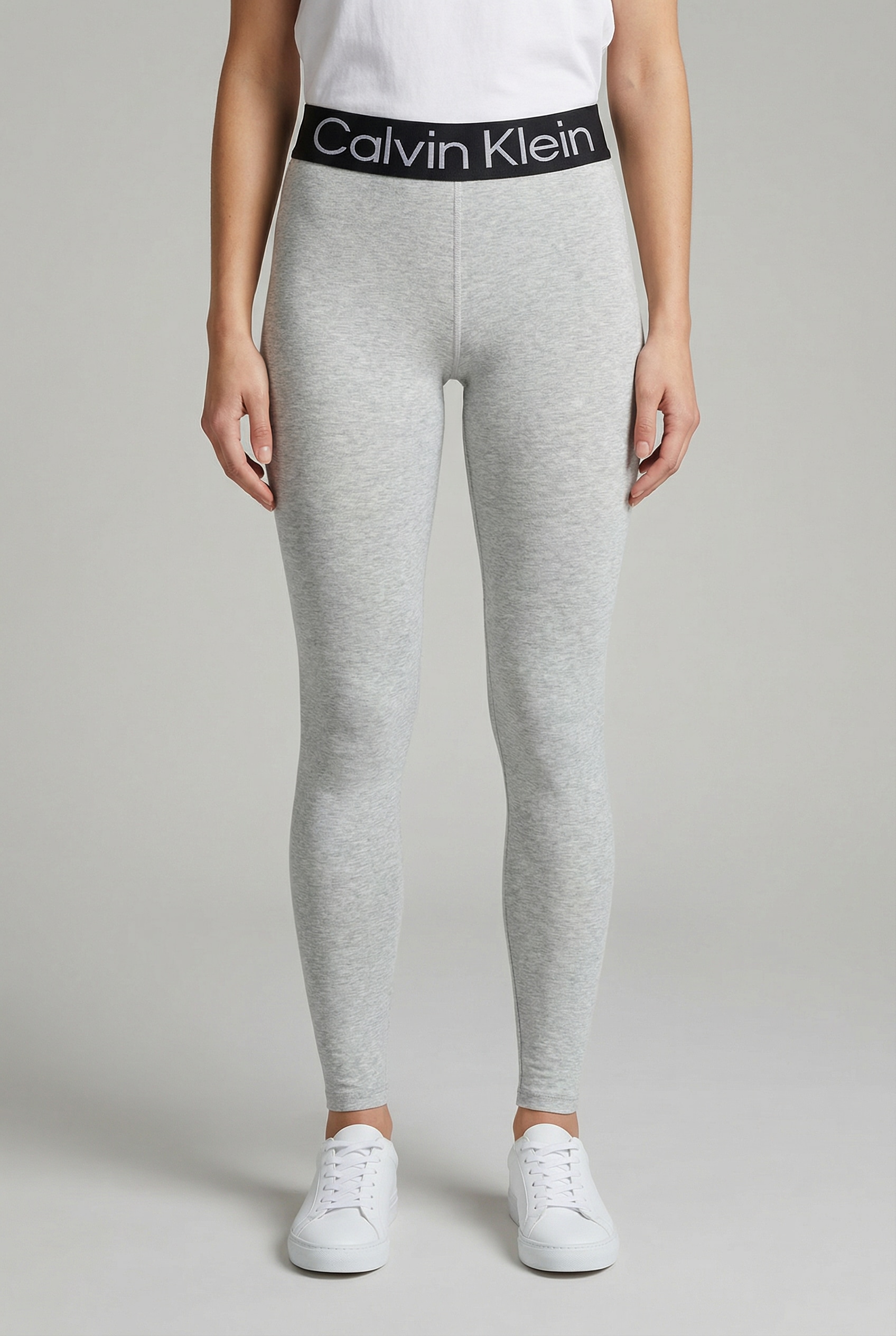 Image of Calvin Klein Leggings breiter Logobund, weich, elastisch, Cotton-Mix