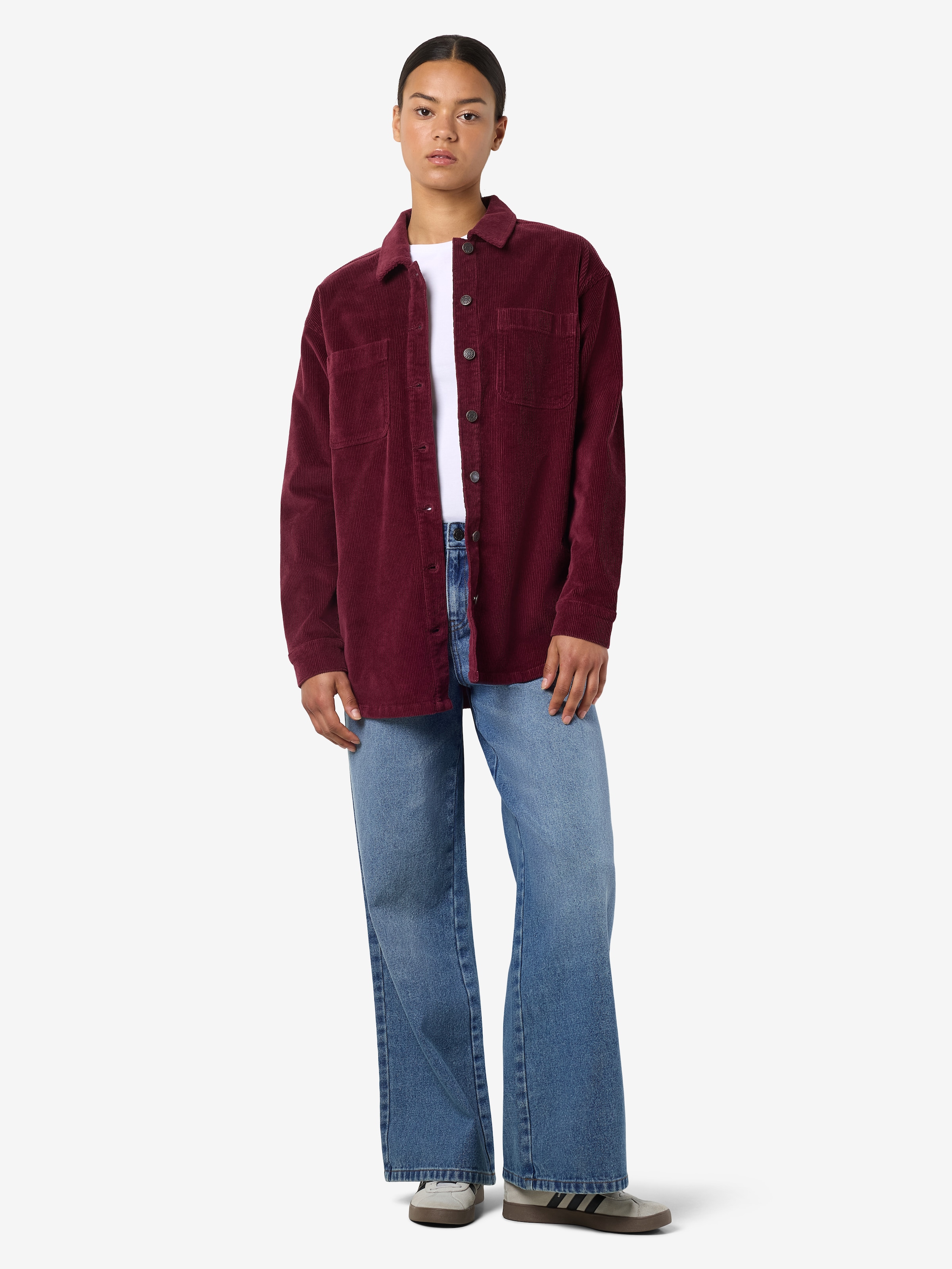 Noisy may Cordjacke »NMALVA L/S SHACKET COLORED CORDUROY NOOS«