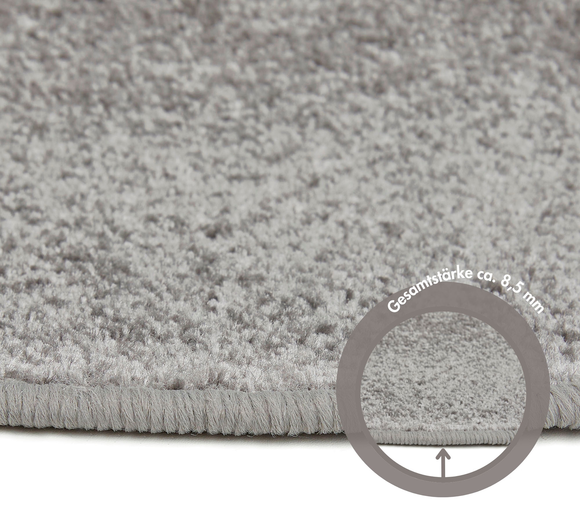 Andiamo Stufenmatte »Casablanca, Made in Netherlands«, halbrund, 6,5 mm Höhe, Uni Farben, selbstklebend, strapazierfähig, 15 Stück in einem Set