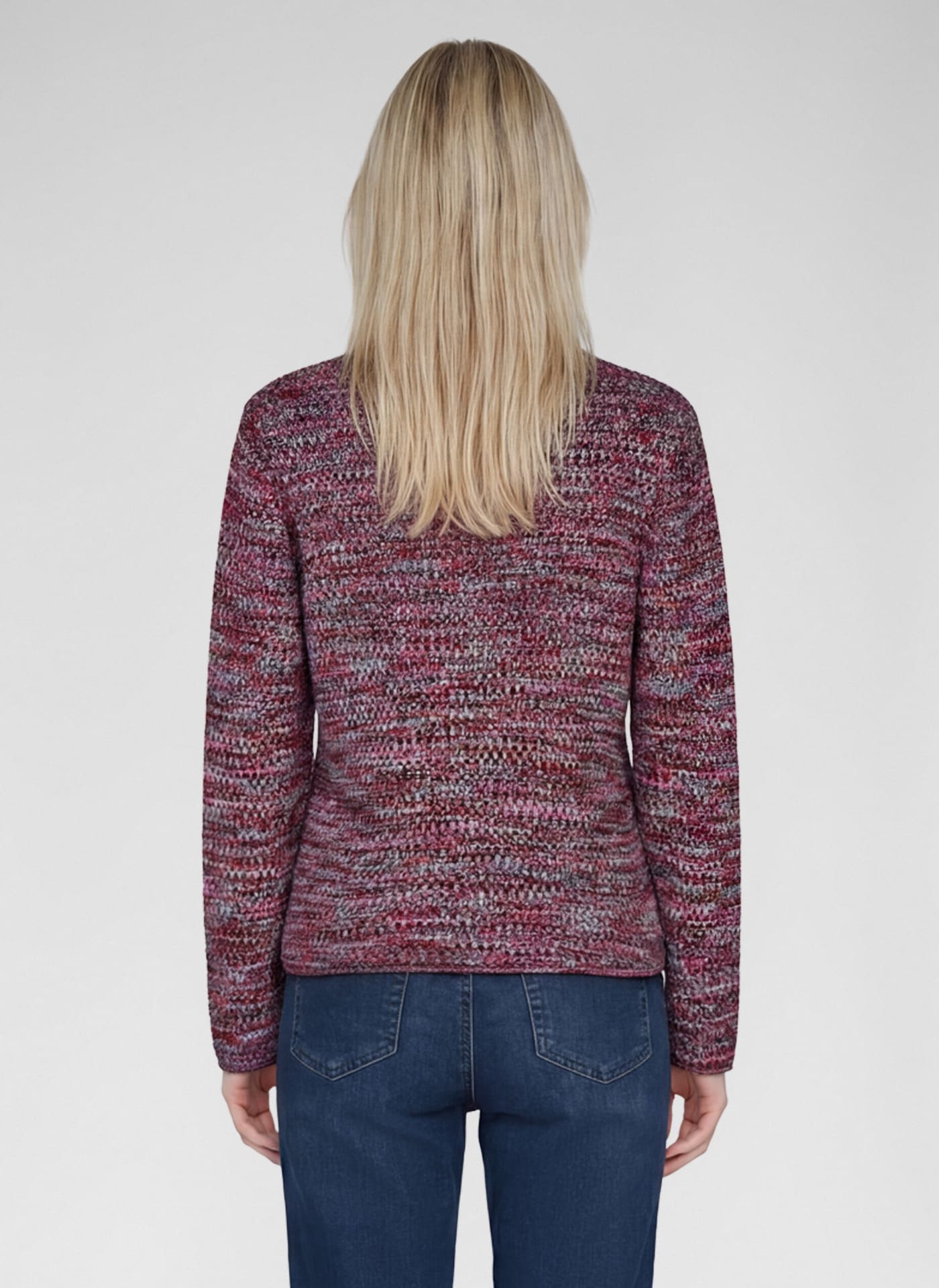 Rabe Pull en tricot aspect chiné