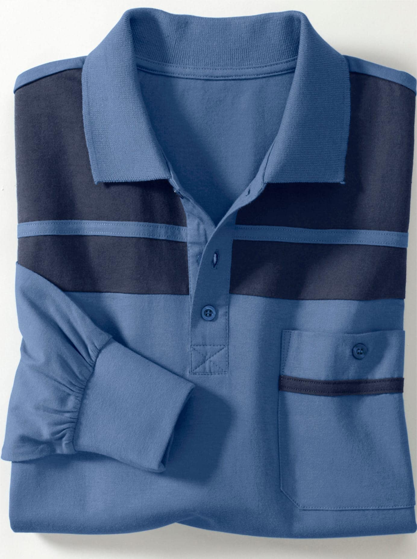 Classic Langarm-Poloshirt »Poloshirt«, (1 tlg.)