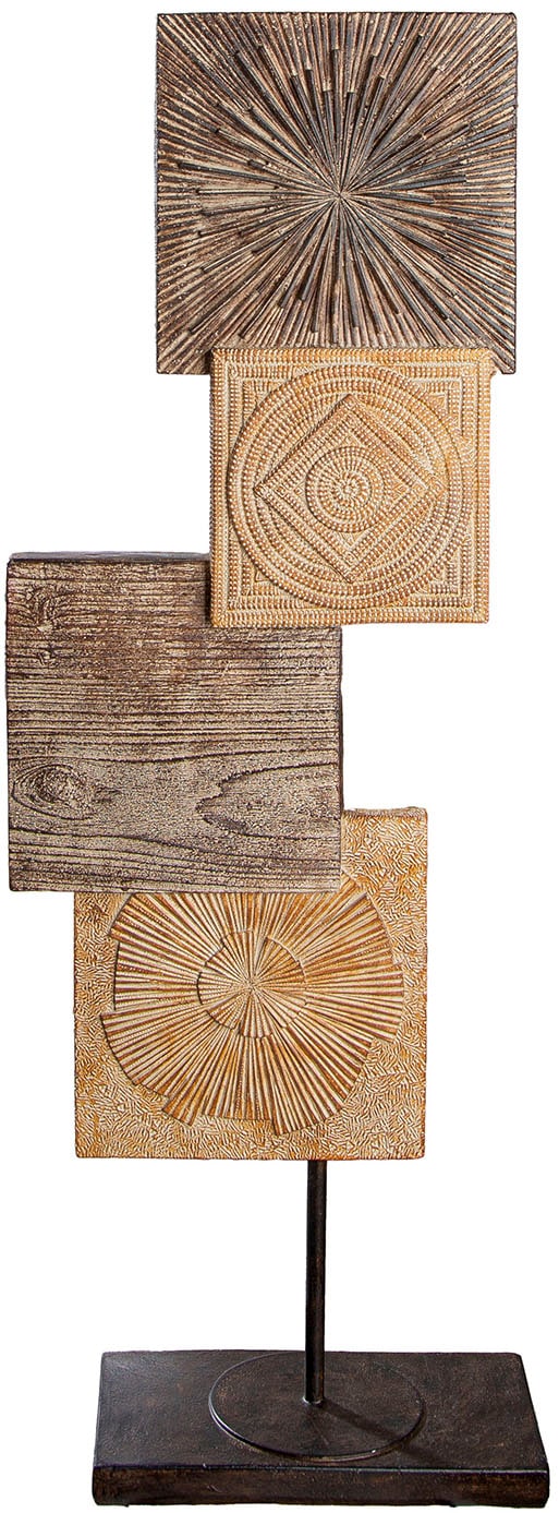 Image of Casablanca by Gilde Dekoobjekt "Skulptur quadratisch Esculpida naturfarben H. 69 cm"