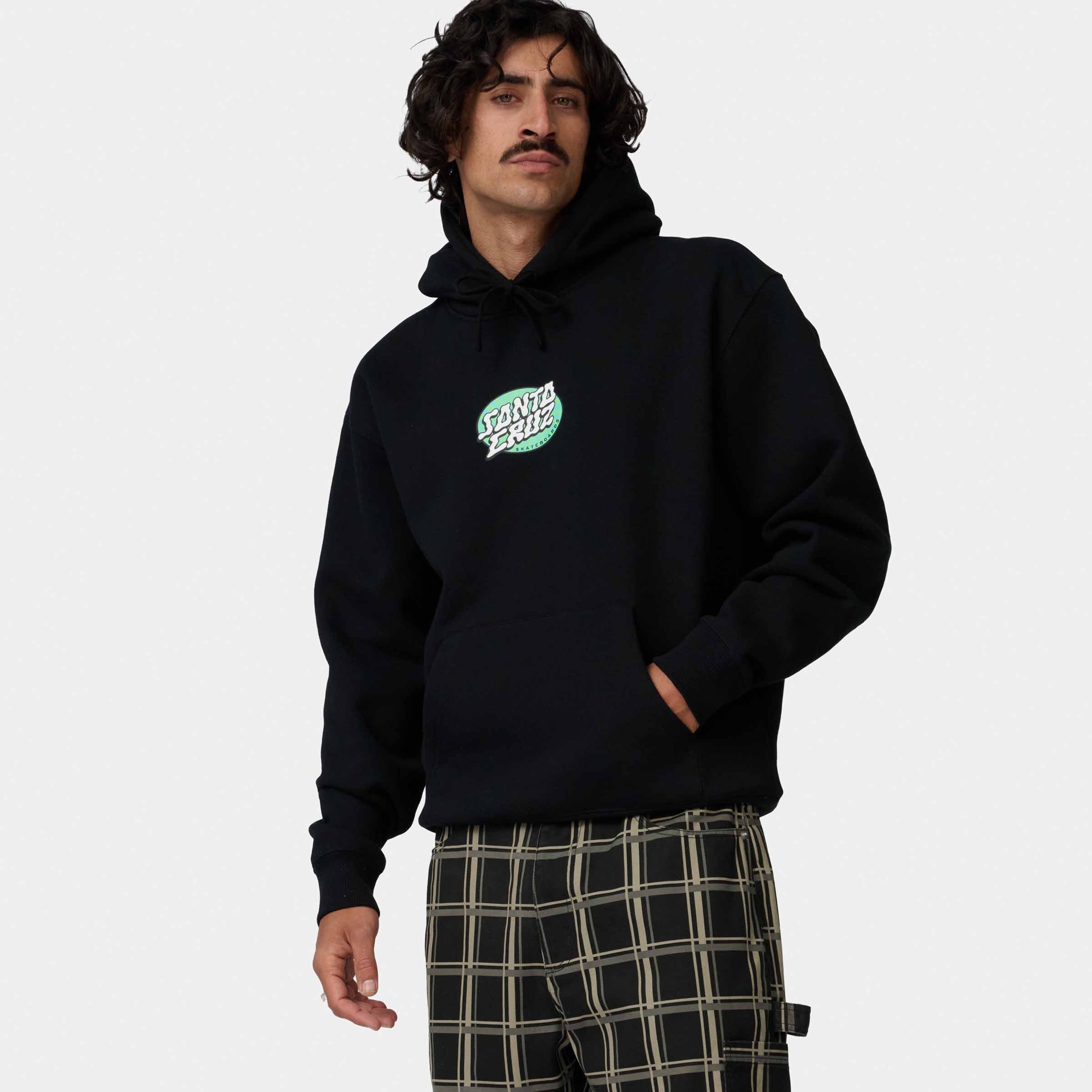 Image of Santa Cruz Kapuzenpullover aus Baumwolle und Polyester, mit Kapuze, normale Schnittform