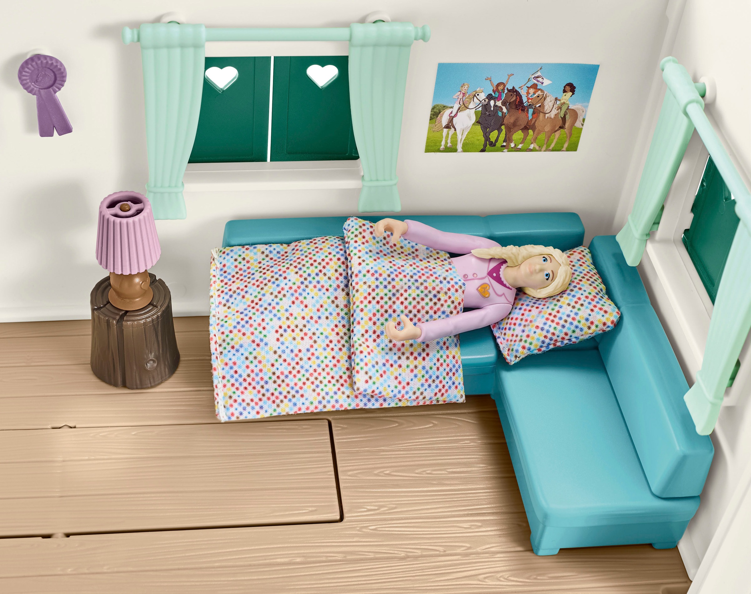 Schleich® Monde de jeu »HORSE CLUB, Wohnwagen für geheime Club-Treffen (42593)«