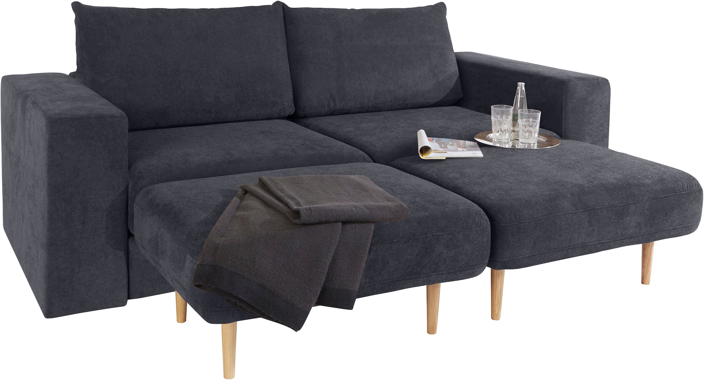 LOOKS by Wolfgang Joop 3-Sitzer »Looksv«, Verwandlungssofa: aus Sofa wird Sofa mit 2 Hockern