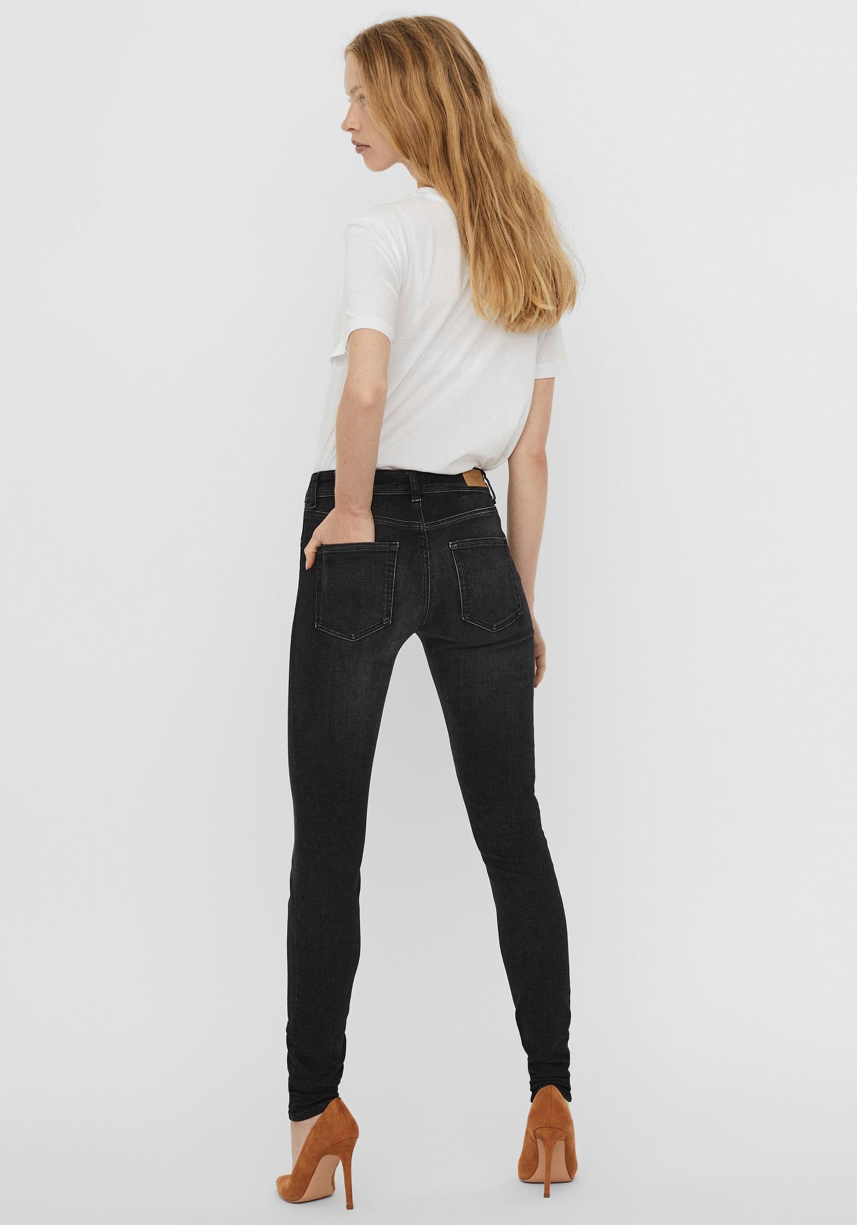 Vero Moda Skinny-fit-Jeans »VMLUX MR SLIM JEANS«