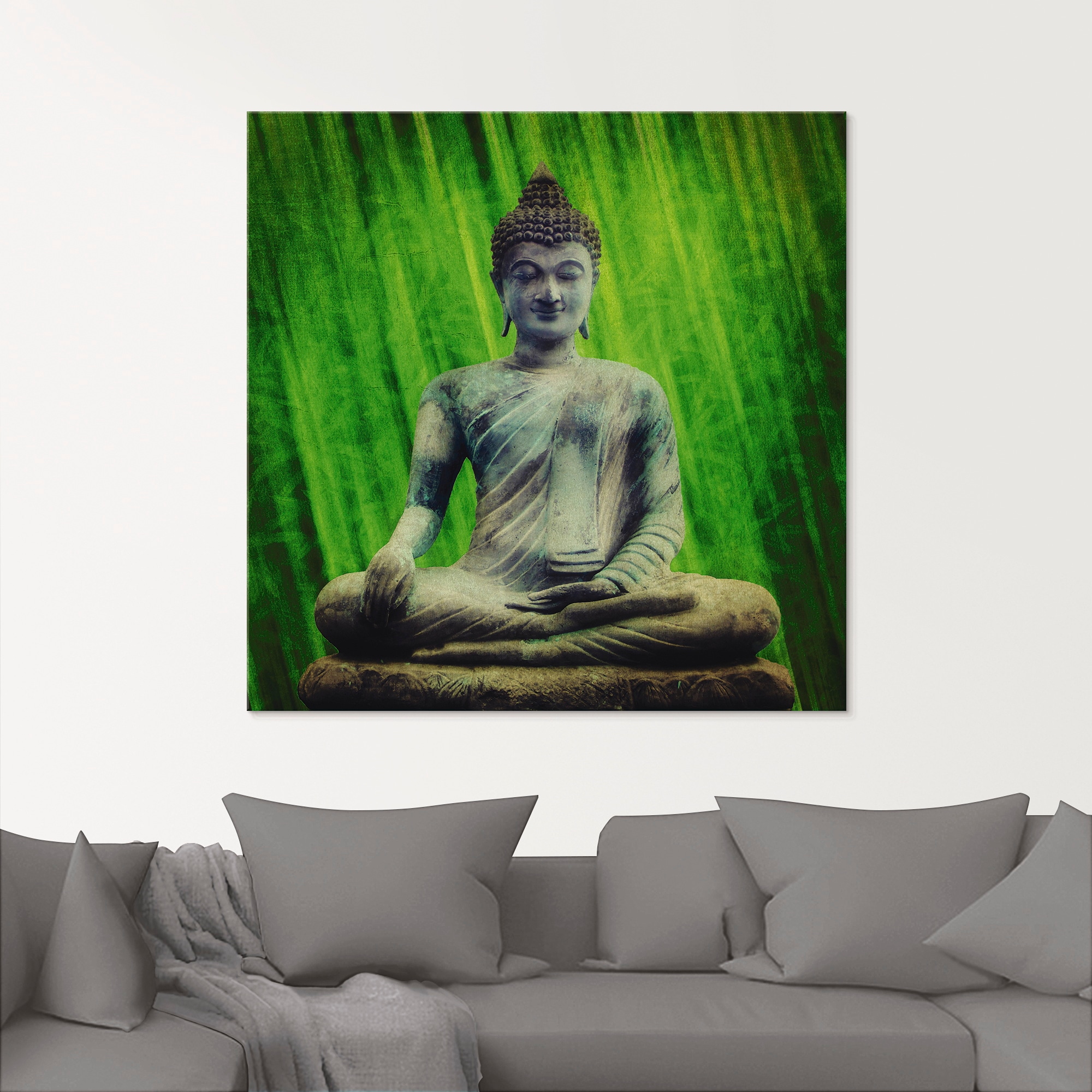 Artland Glasbild »Buddha«, Religion, (1 St.), in verschiedenen Grössen