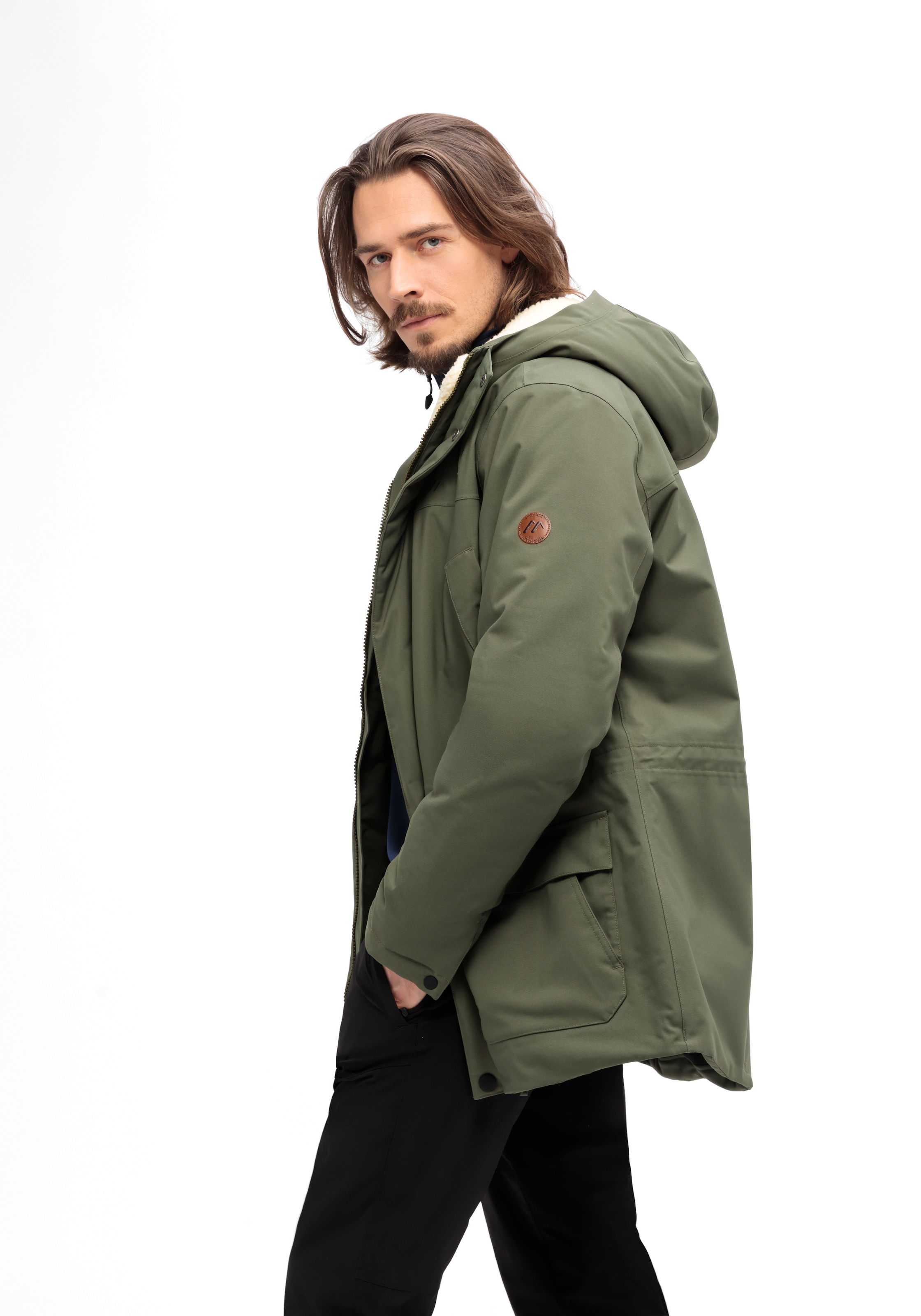 Maier Sports Veste fonctionnelle »SENNE« veste outdoor homme, coupe-vent et étanche, 6 poches spacieuses