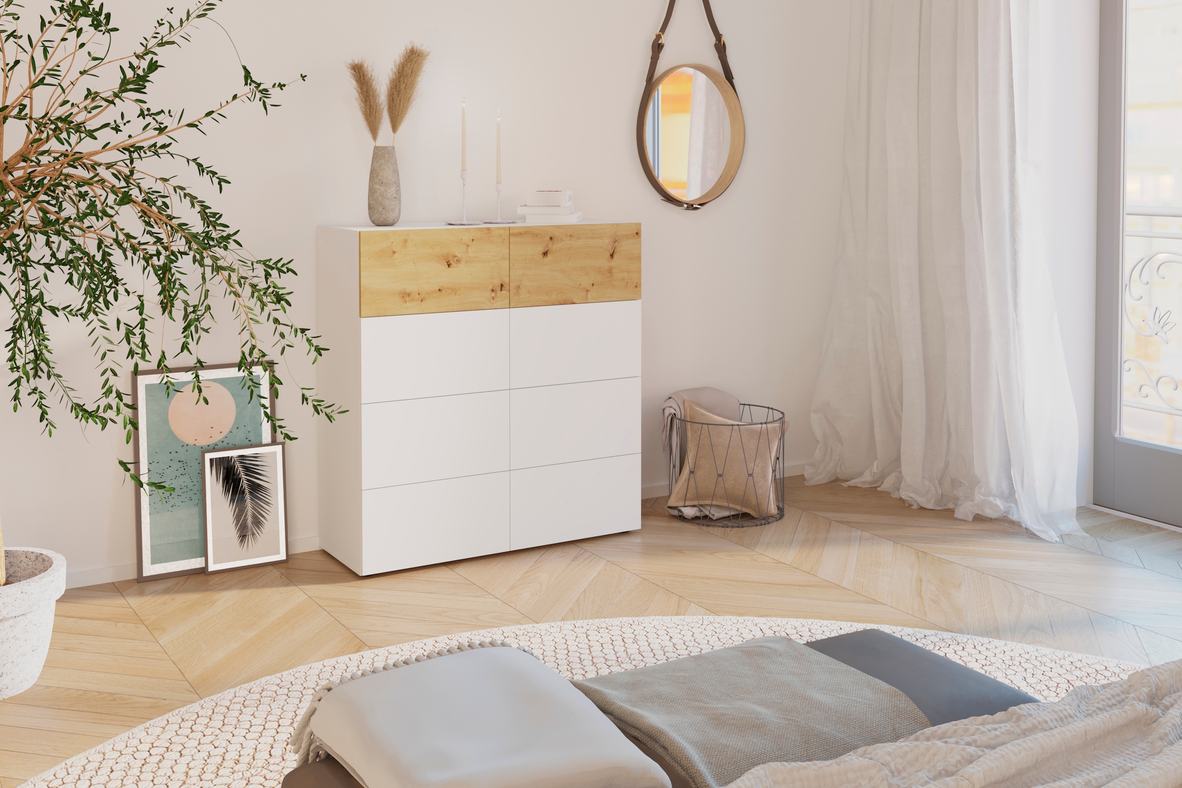 FMD Kommode »Belm« Breite 109 cm