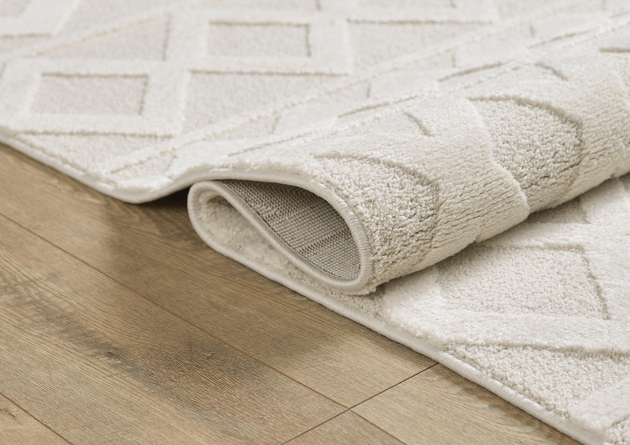 merinos Teppich »Elio 1« rechteckig 16 mm Höhe moderner Kurzflor Teppich mit Hoch-Tief-Effekt, 3D Effekt