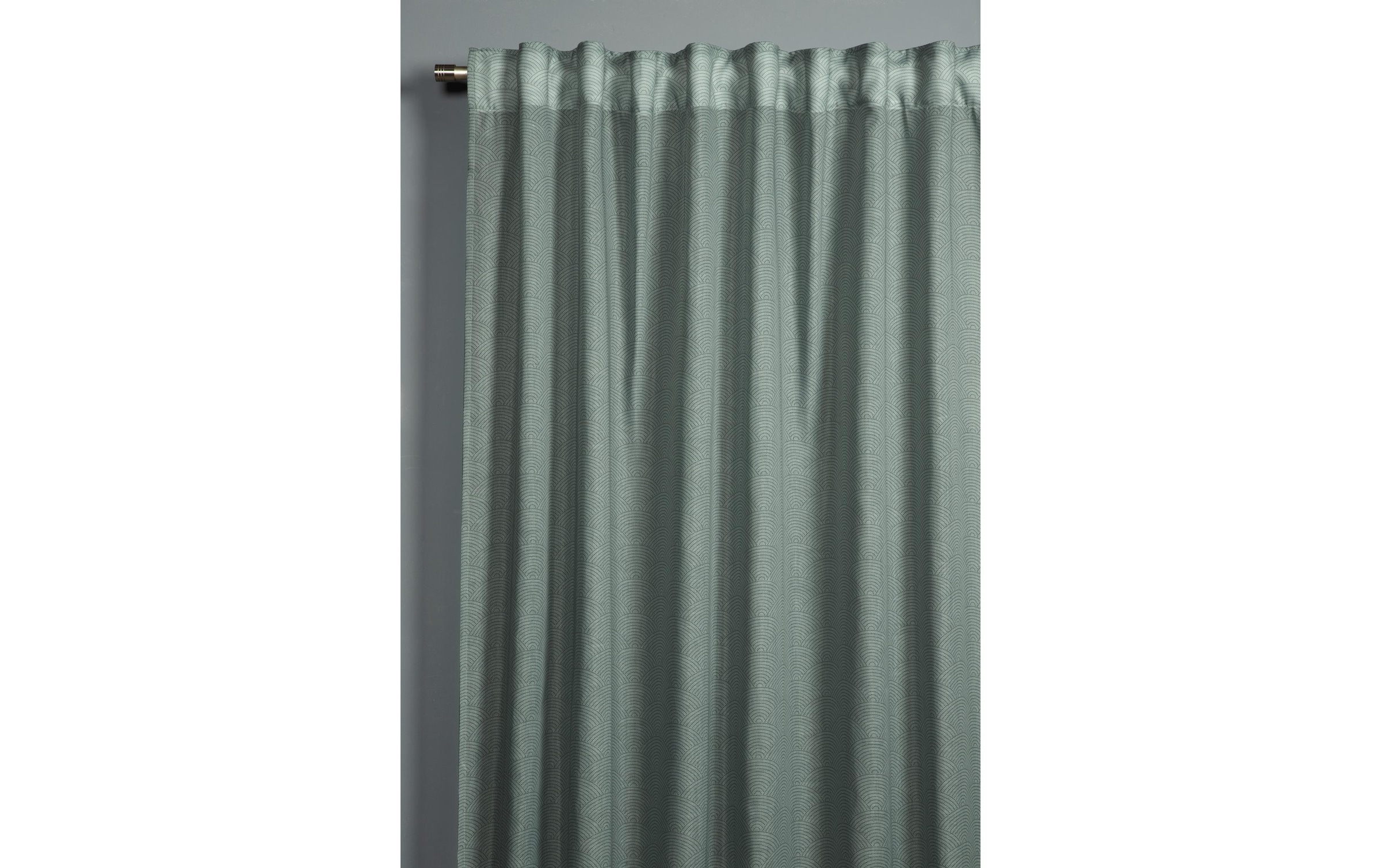 GARDINIA Vorhang »Zen Silence 135 cm x 245 cm Bögen« verdeckte Schlaufen 1 Stk. tlg.