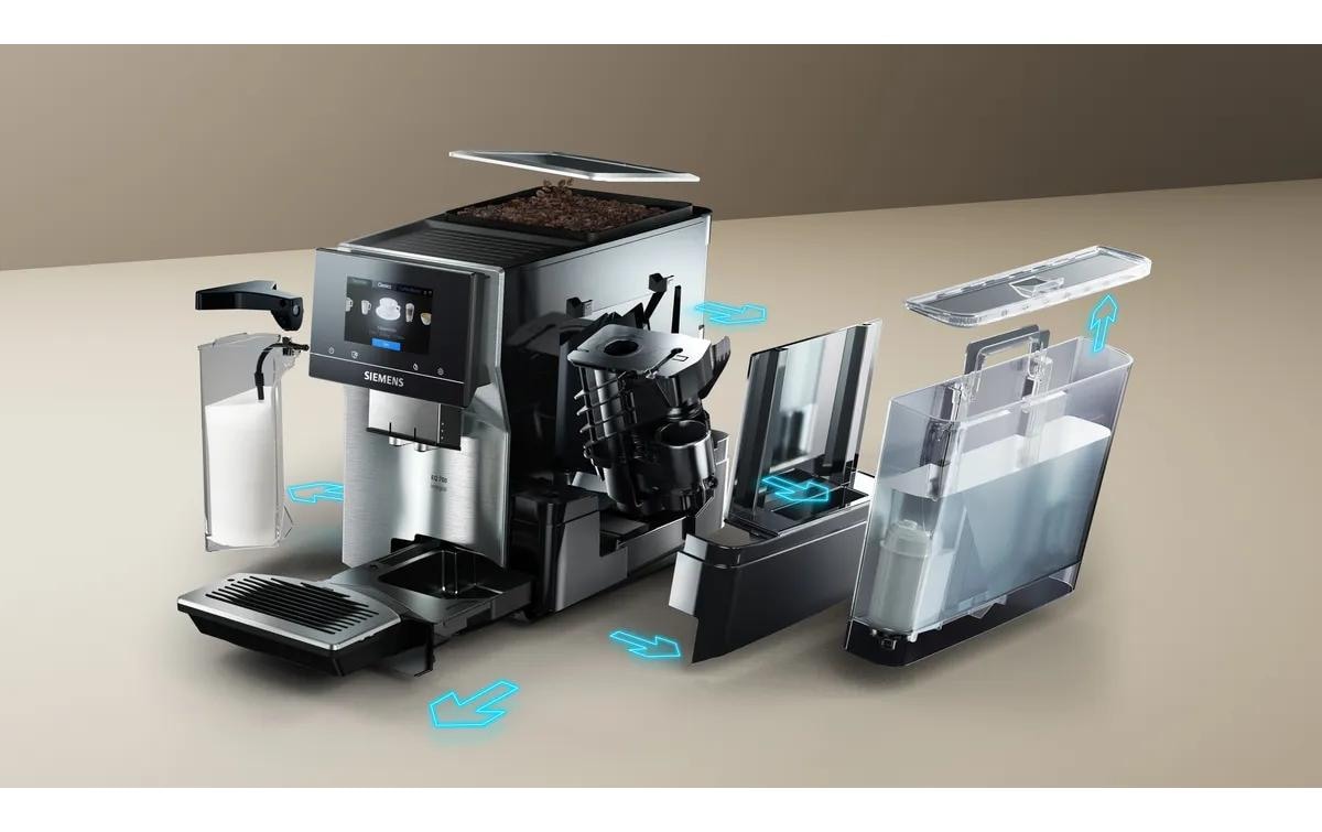 SIEMENS Kaffeevollautomat »EQ700 integral TQ717D03 Edelstahl«