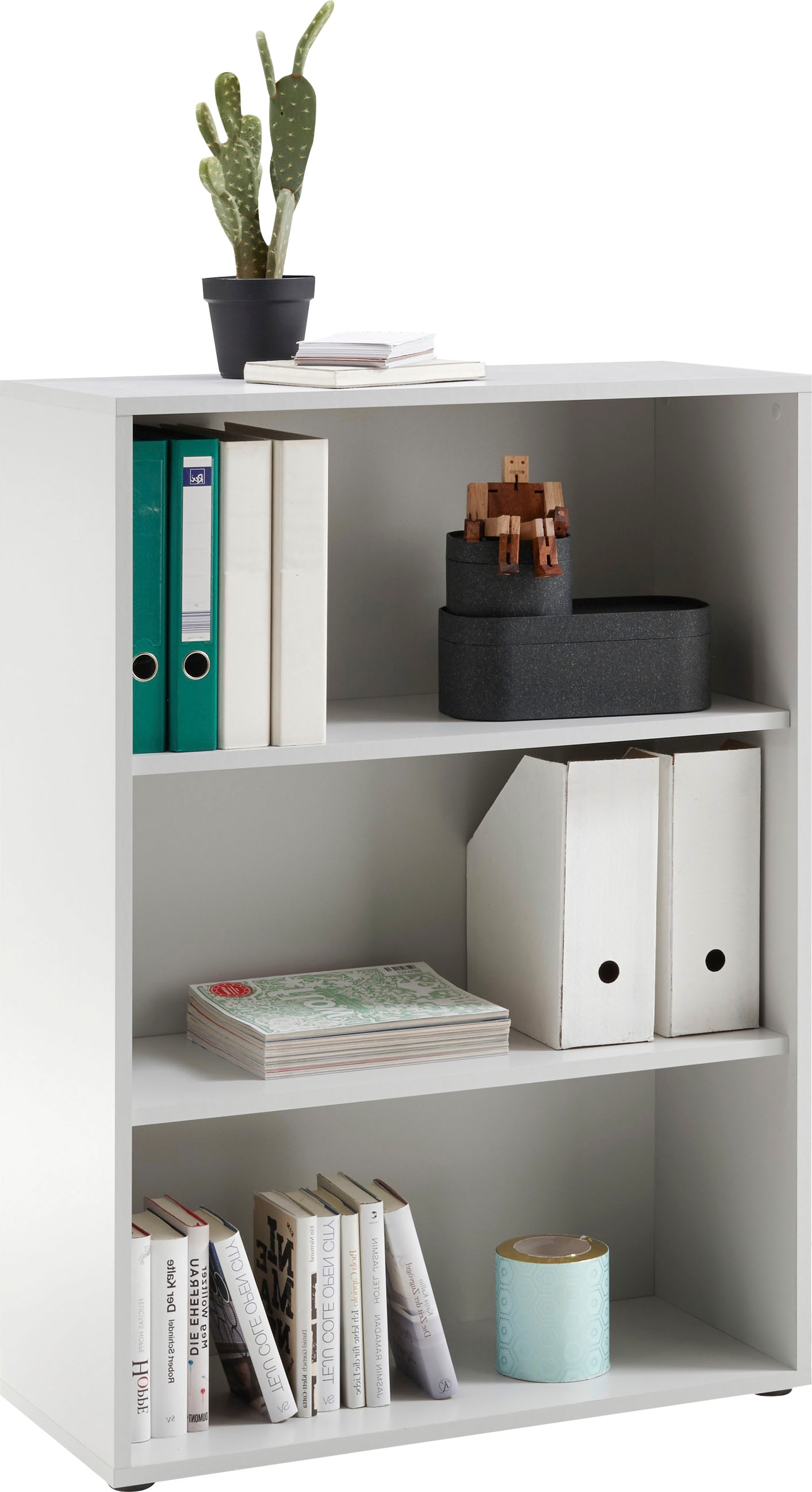 BEGA OFFICE Aktenregal »Pronto«, Büroregal Lichtgrau, Bücherregal mit offenen Fächer
