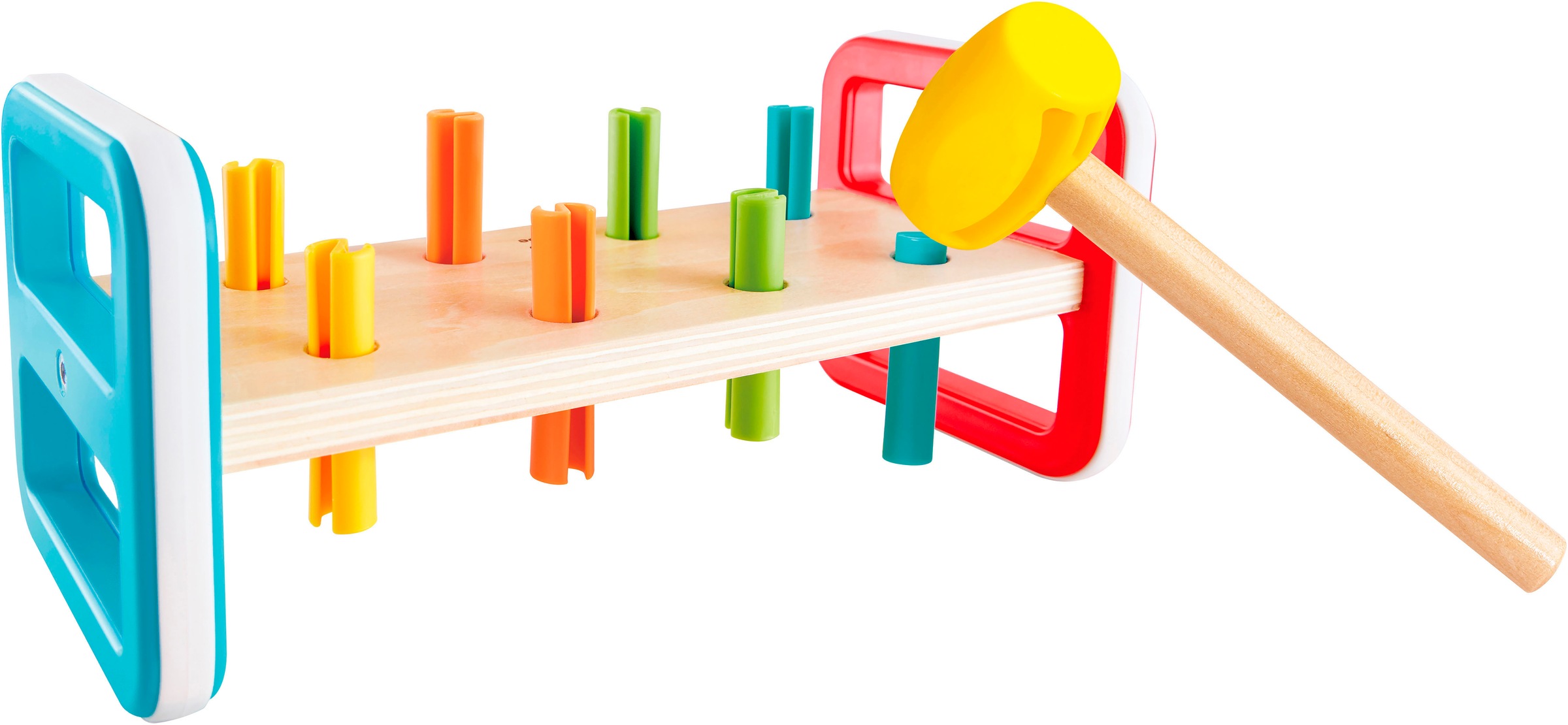 Hape Banc de frappe »Regenbogen-Klopfbank«