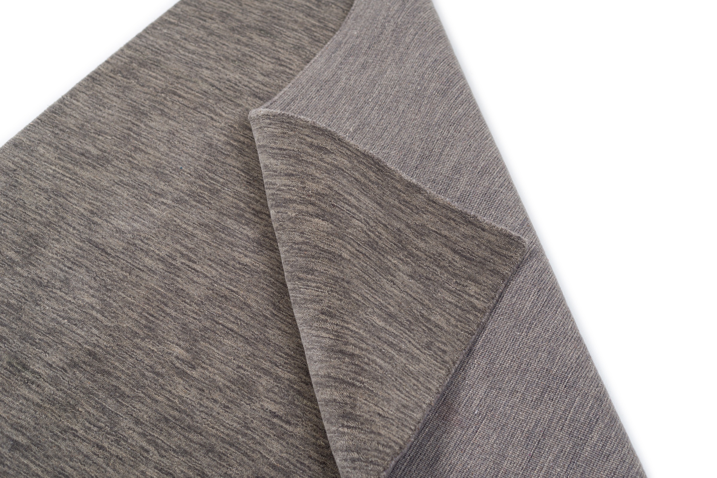 Sansibar Tapis en laine »List« Rectangulaire 13 mm Höhe Velours ras, tapis tissé à la main, chiné, pure laine, tissé main
