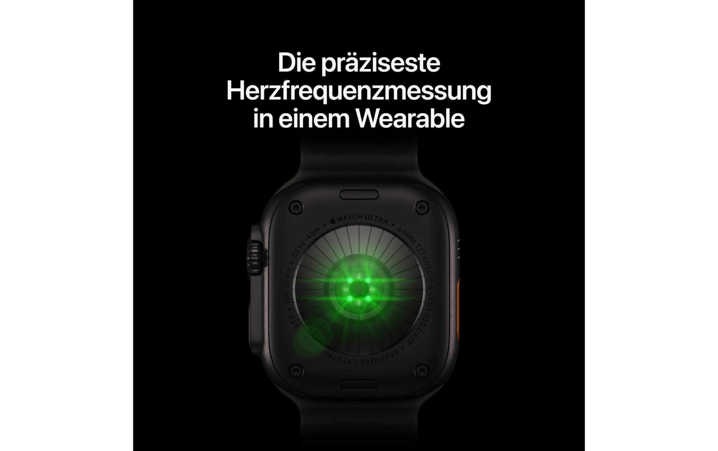 Apple Smartwatch »Apple Watch Ultra 4 Black Titan Ocean Band«