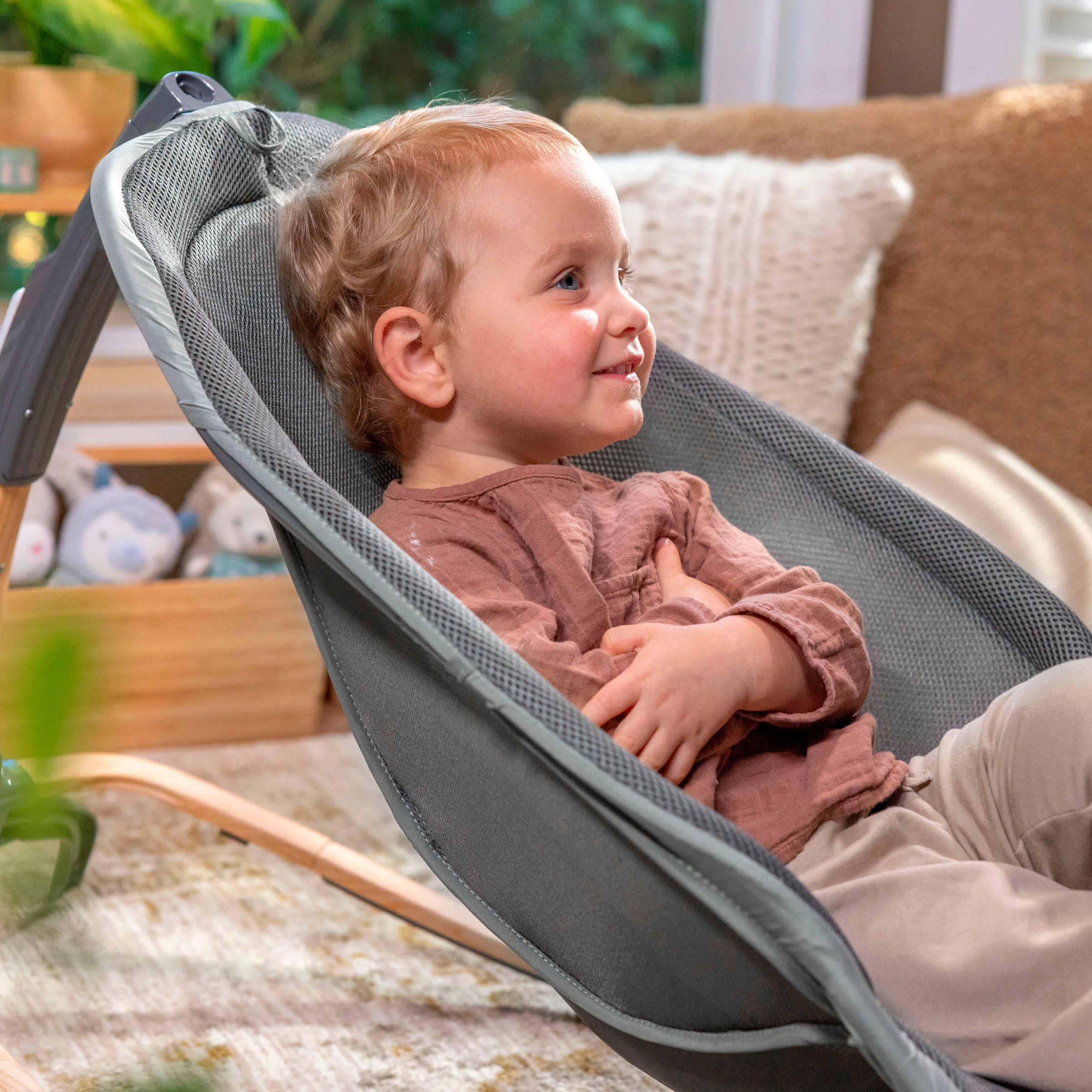 ingenuity Babywippe »Every Season™ Rocking Seat - Wesley™« bis 18,14 kg mit Melodien und Geräuschen