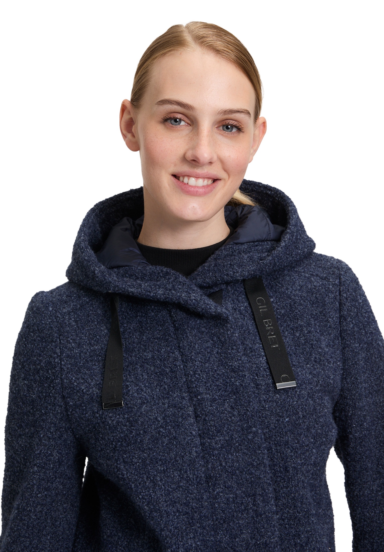 Gil Bret Wolljacke, mit Kapuze, mit Kapuze