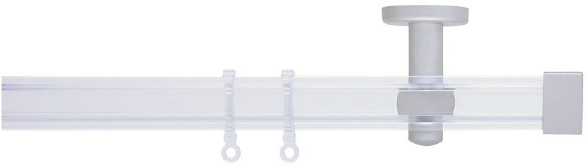 Image of indeko Gardinenstange »Flexible«, 1 läufig-läufig, Wunschmasslänge, silberfarben bei Ackermann Versand Schweiz