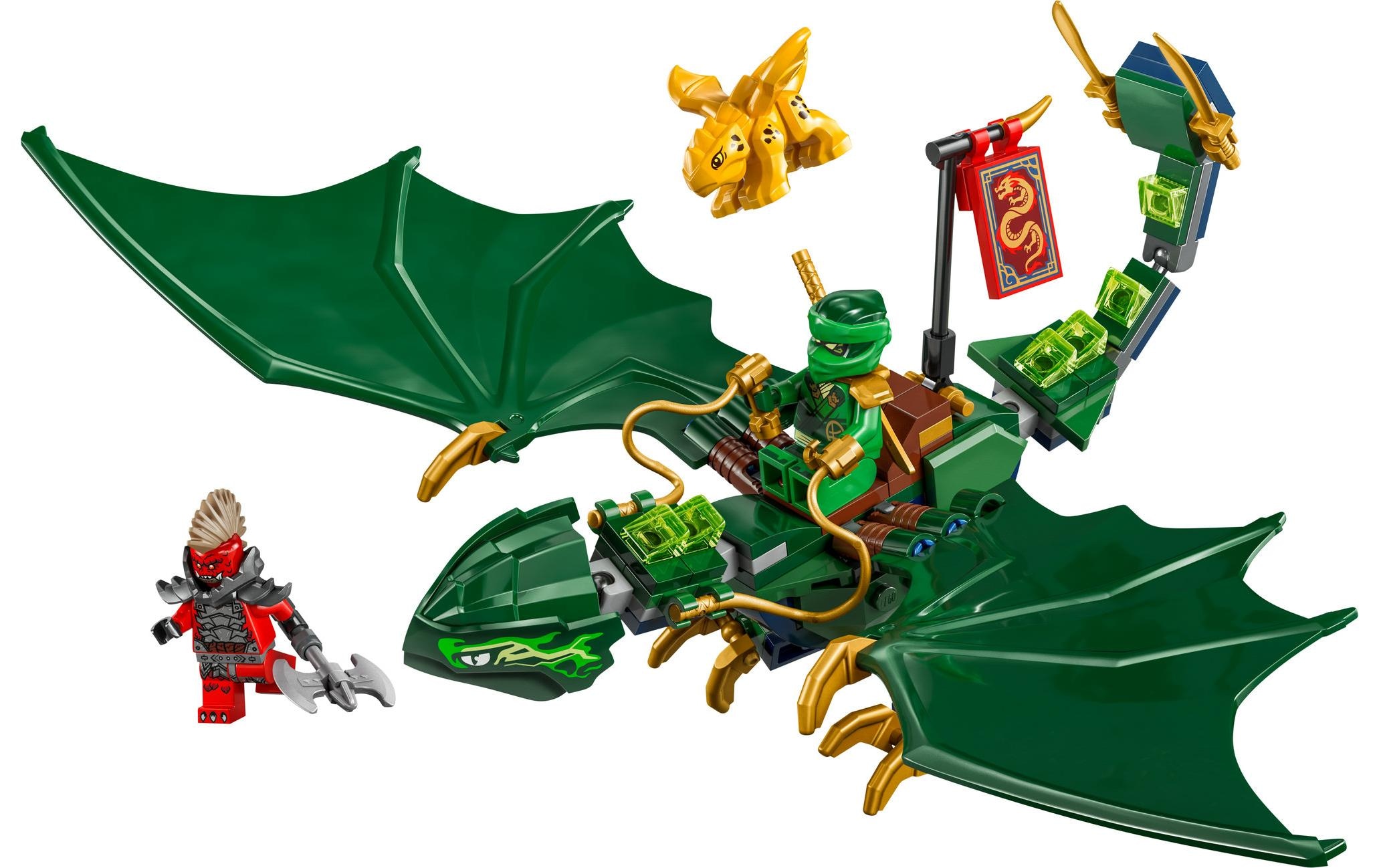 LEGO® Spielbausteine »Ninjago Lloyds grüner Walddrache 71829«, (128 St.)