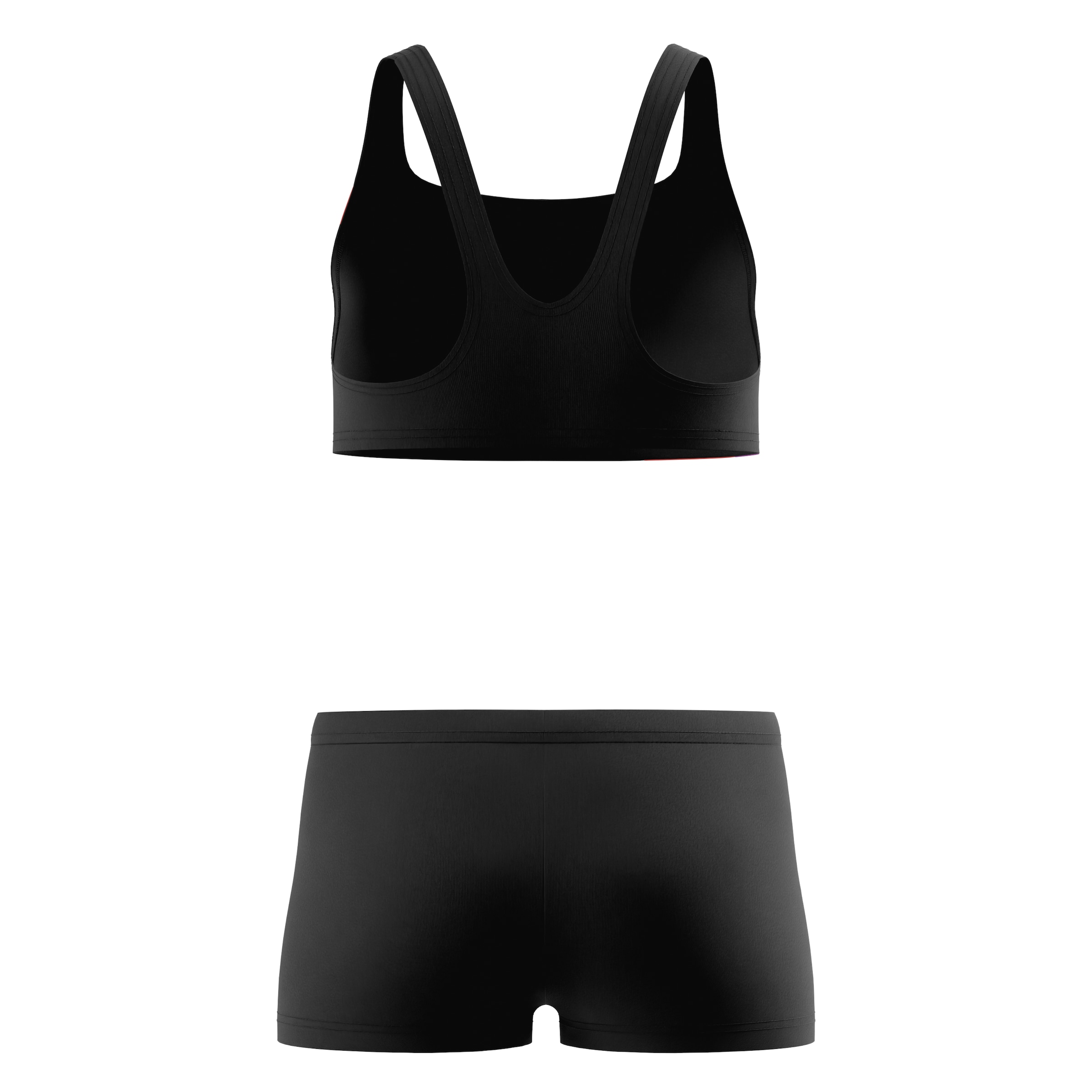 Speedo Bikini bustier »HYPERBOOM BUTTERFLY BACK 2PC BLK/PNK«