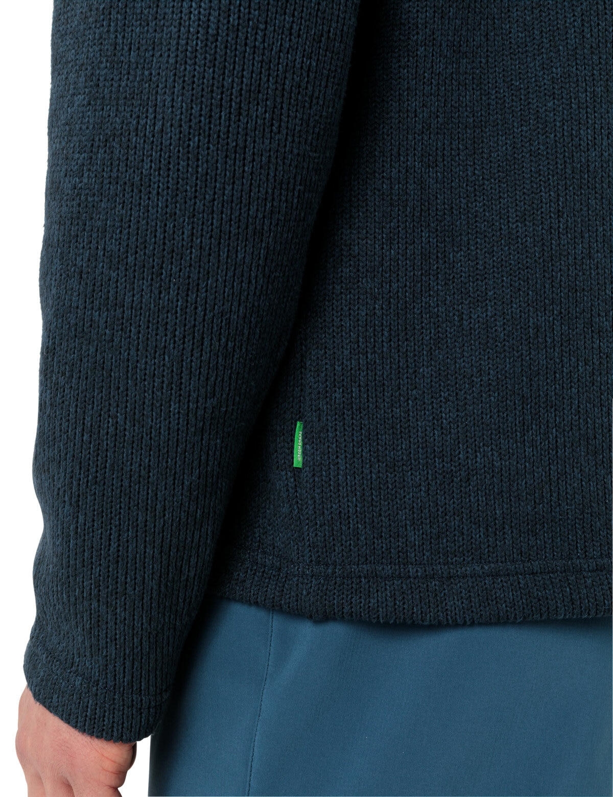 VAUDE Stehkragenpullover »MEN'S TESERO PULLOVER II« mit kurzem Reissverschluss, in Strickoptik, für kühle Tage