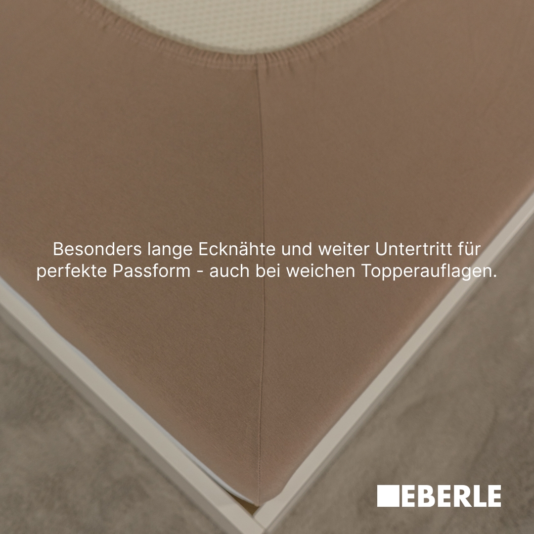 bellana Spannbettlaken »Mako-Jersey exclusiv in Gr. 90x200, 140x200 oder 180x200 cm« aus Baumwolle, für Matratzen bis 25 cm Höhe, Bettlaken, Spannbetttuch