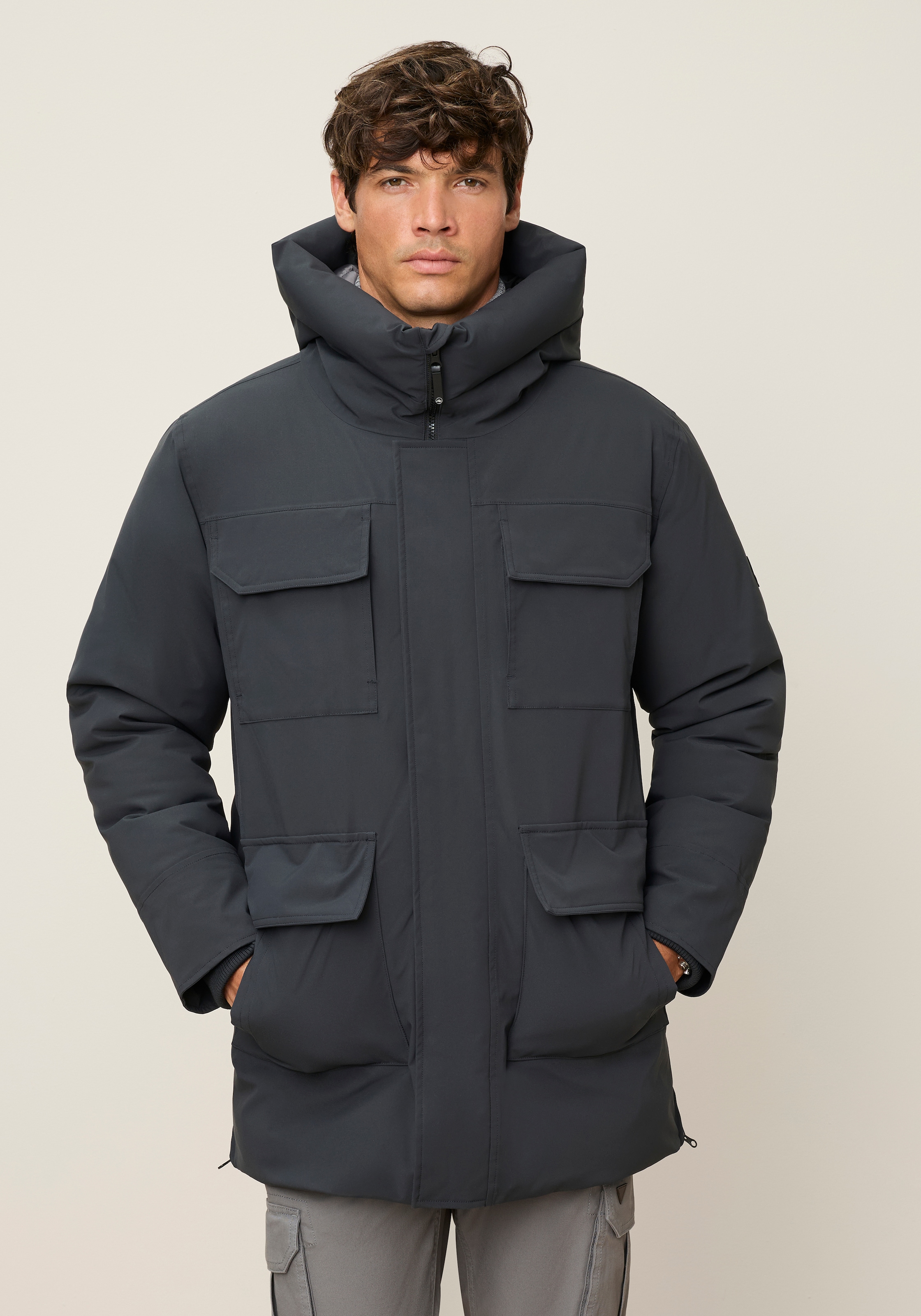 Image of Polarino Funktionsparka mit Kapuze Ideal für den Winter mit grossen Taschen und Kapuze