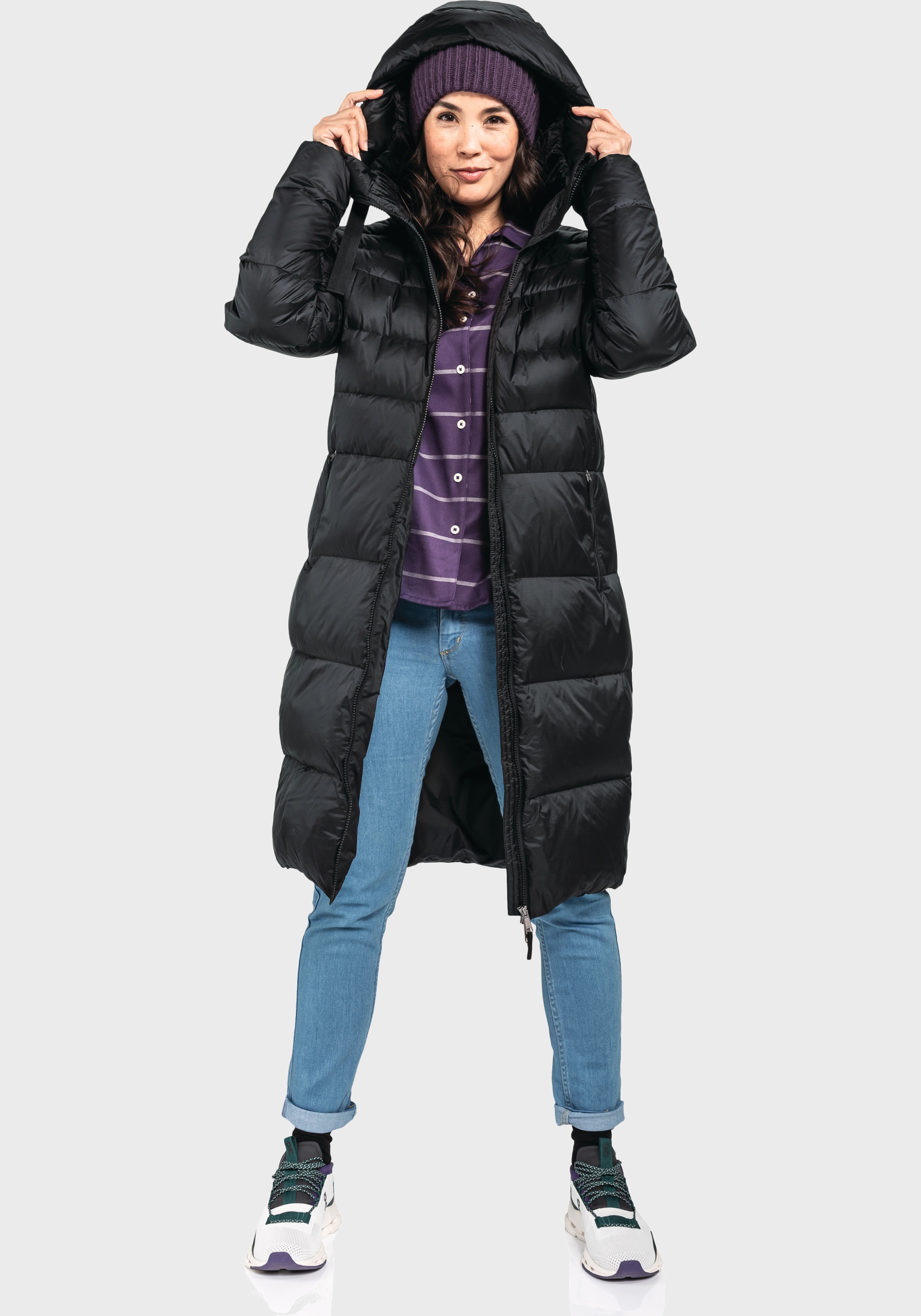 Schöffel Parka »Down Coat Kenosha L«, mit Kapuze