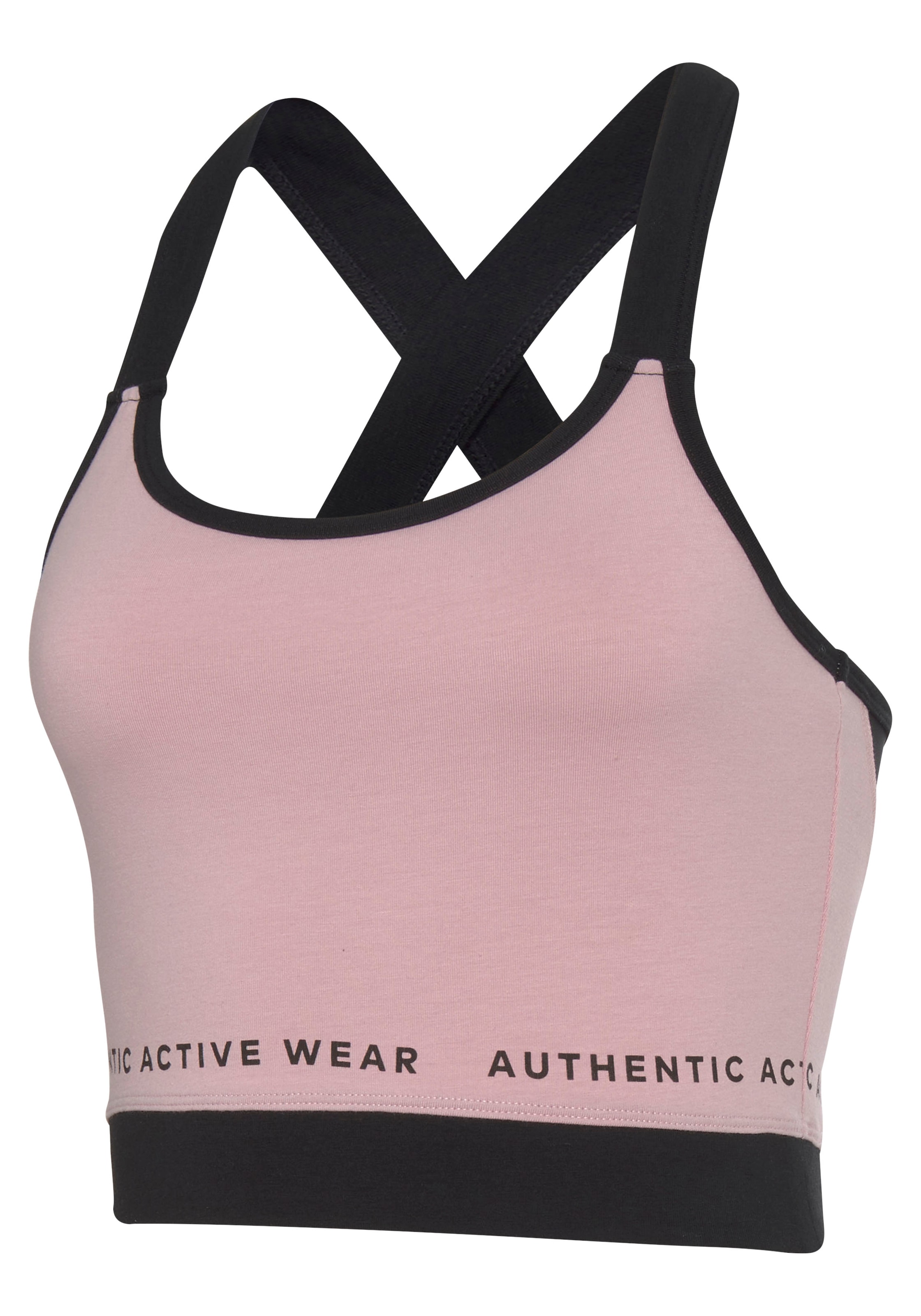 Vivance active Crop-Top »-Sporttop«, mit Racerback