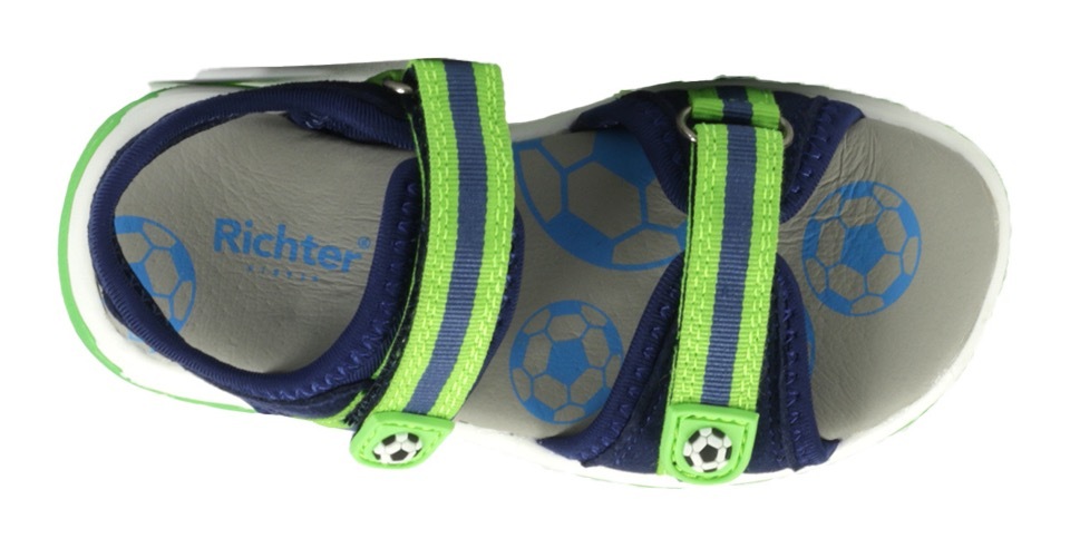 Richter Sandale, Sommerschuh, Klettschuh, Sandalette, mit coolen Fussball-Motiven